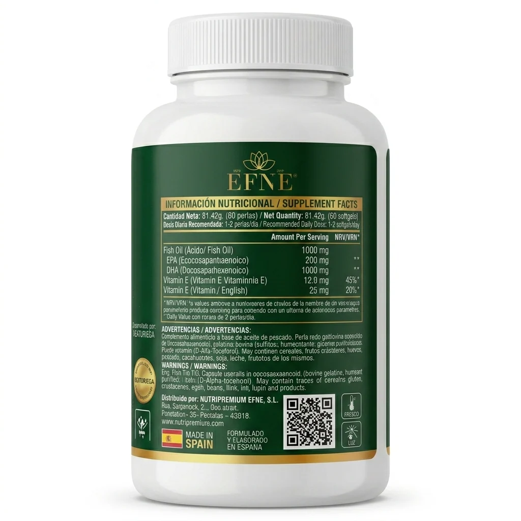 Omega 3 Dha Plus Efne (certificación Ifos™) – 60 Perlas | Forma De Triglicérido (tg) - Image 4