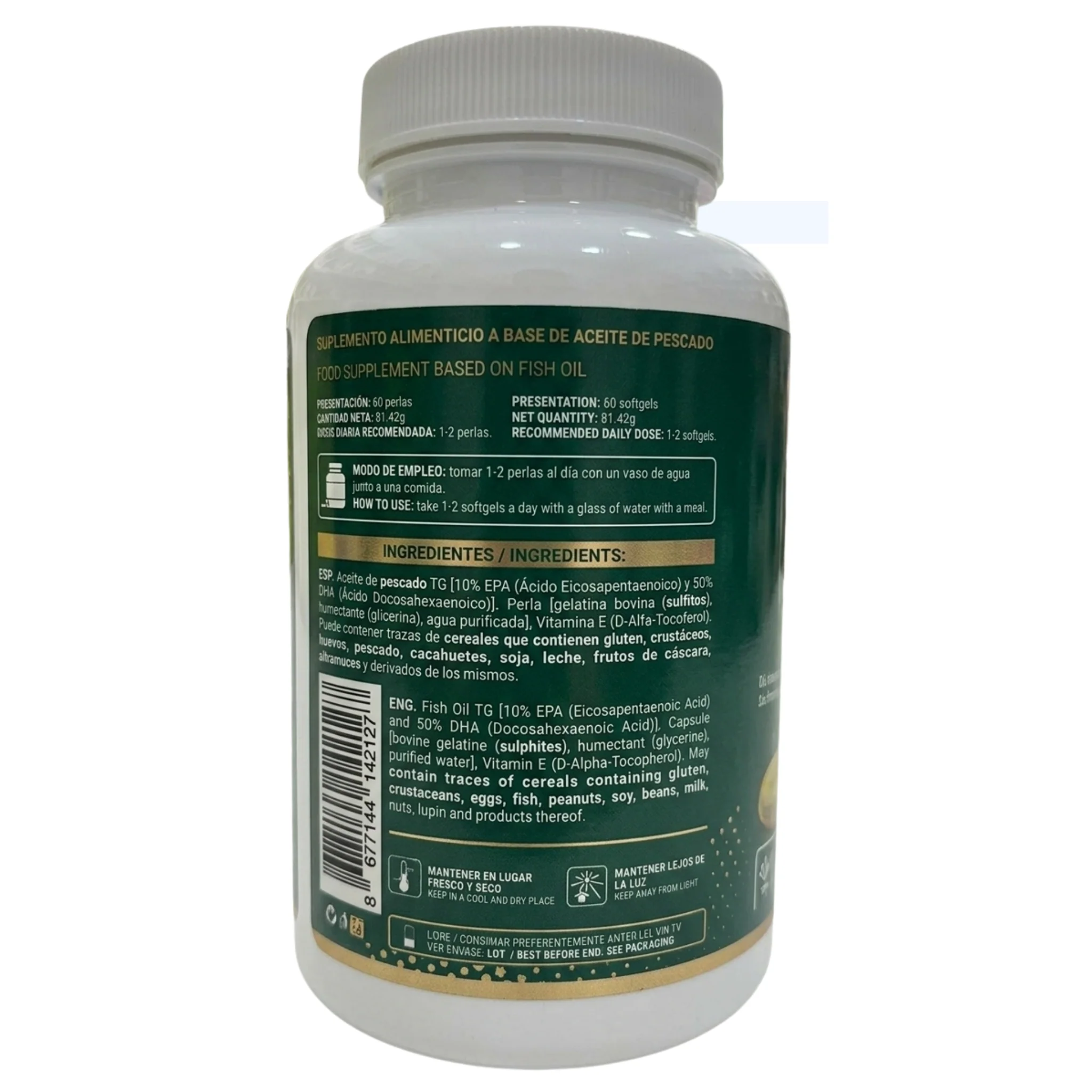 Omega 3 Dha Plus Efne (certificación Ifos™) – 60 Perlas | Forma De Triglicérido (tg) - Image 6