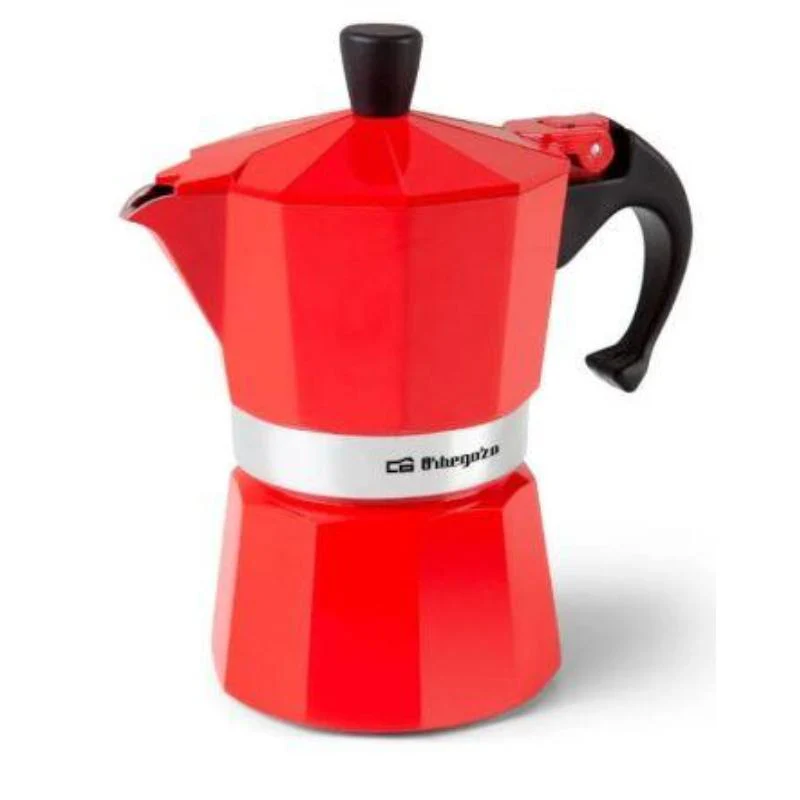 Orbegozo Cafetera Aluminio 6 Tazas Kfr 640 Roja Ref 17928 - Image 2