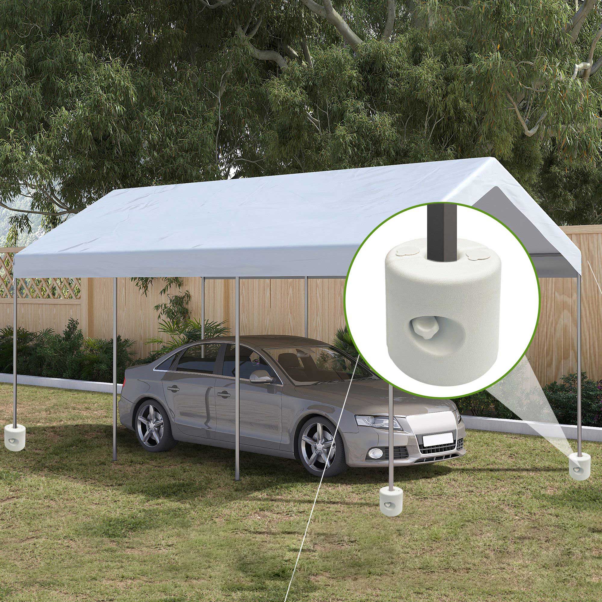 Outsunny 4 Pesos Para Carpas Rellenables De Agua 8,7 Kg O Arena 12 Kg - Image 2