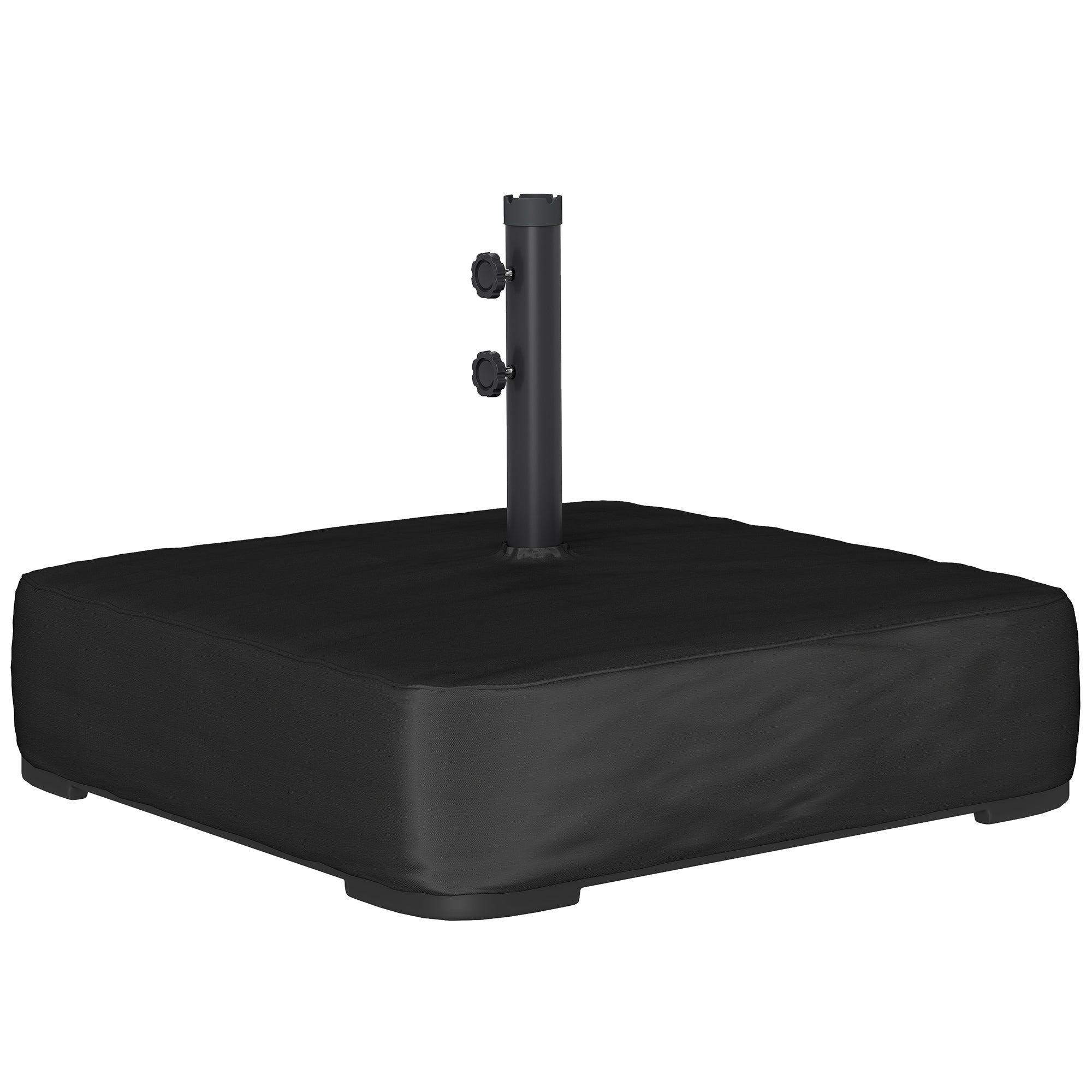 Outsunny Base Para Sombrilla Con Funda Rellenable Arena 80 Kg Arena Húmeda 90 Kg