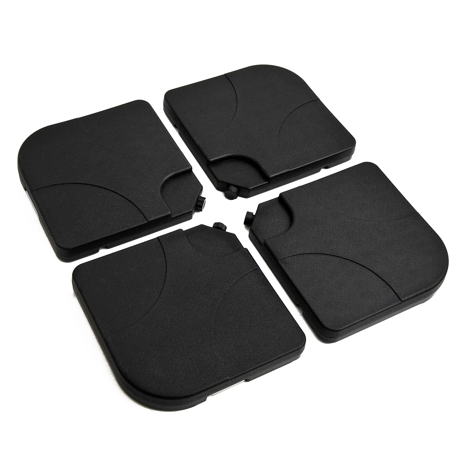 Outsunny Base Soporte De Sombrilla Pie Para Parasol Negro