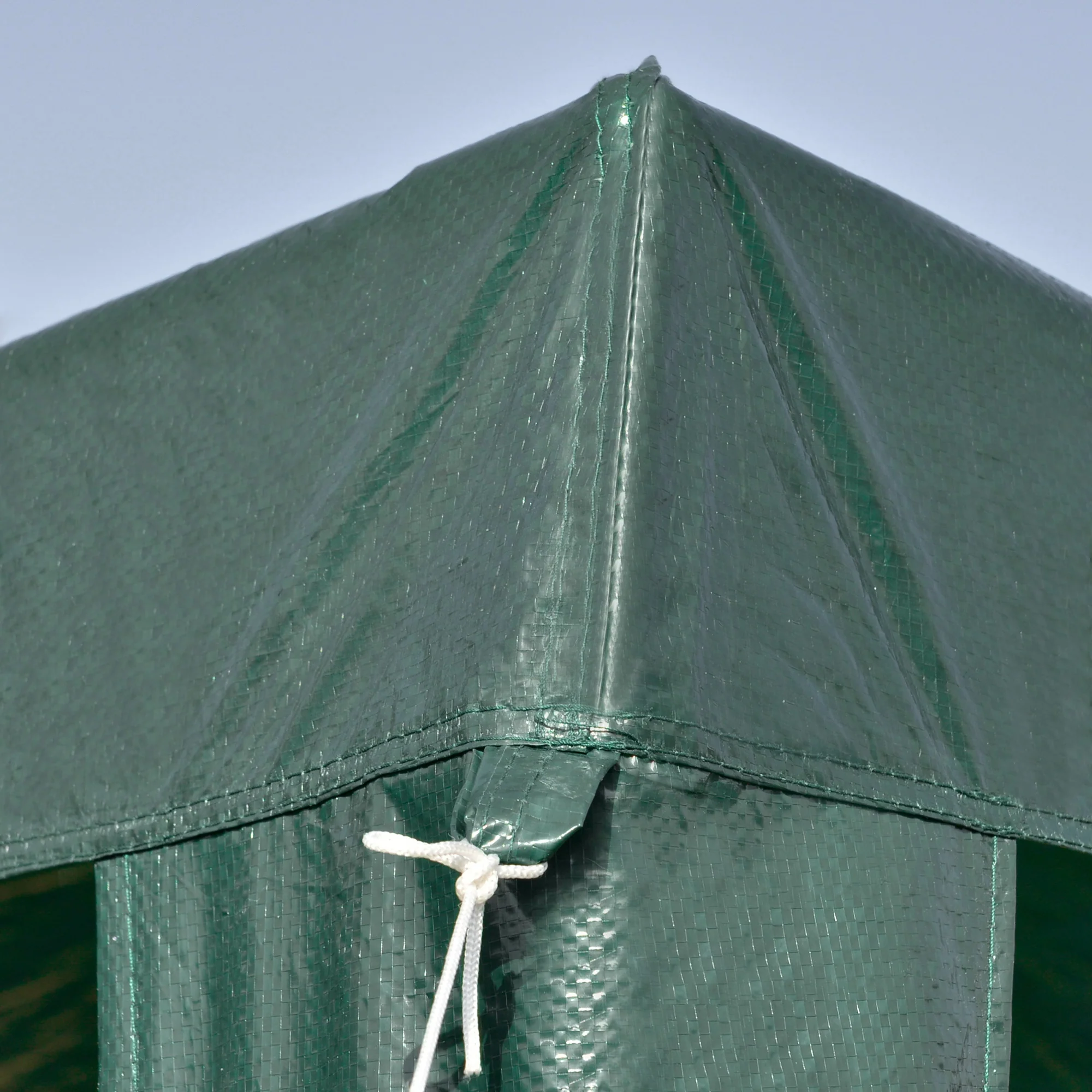 Outsunny Carpa Desmontable 3x3 M Con 4 Orificios De Drenaje Y Marco De Acero - Image 4