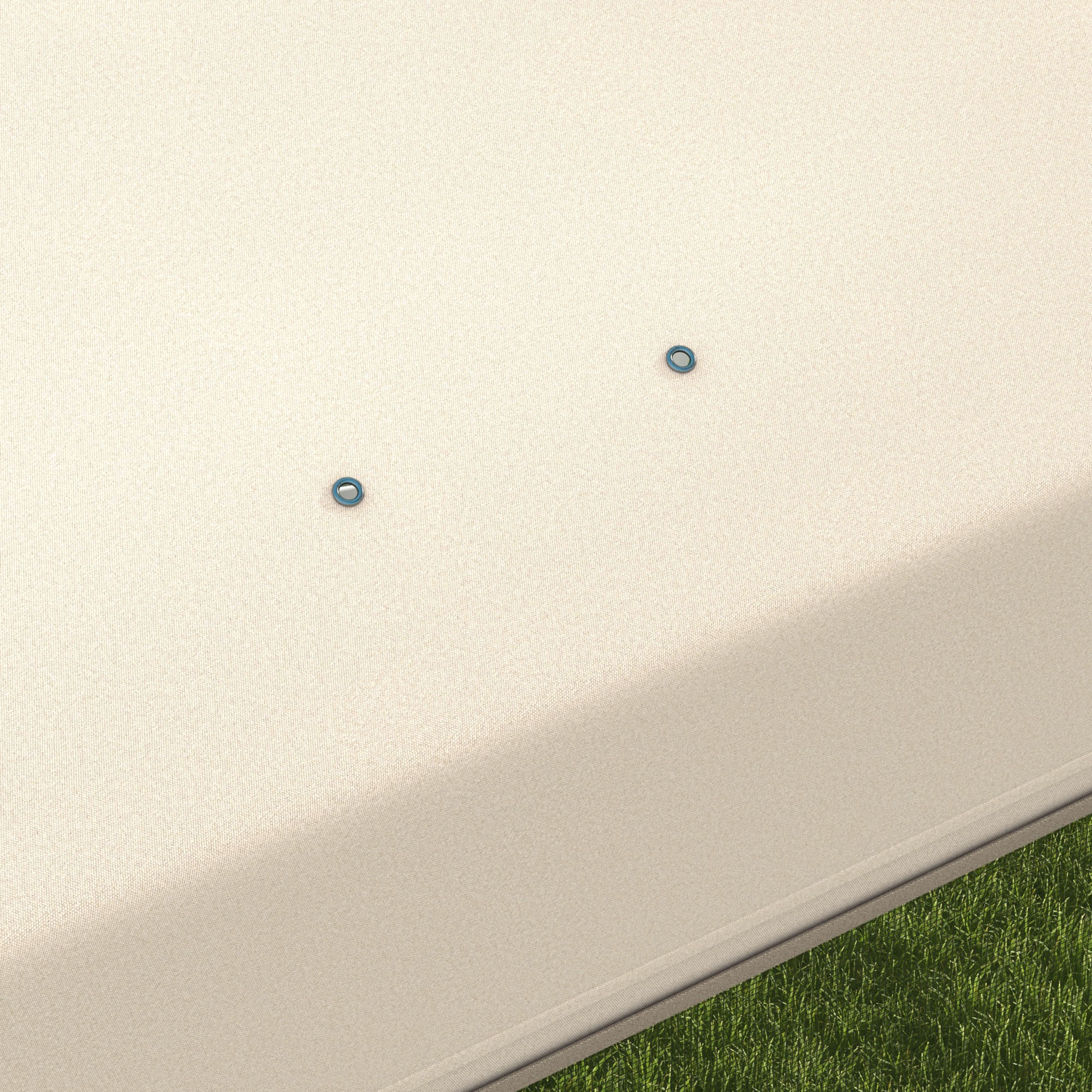 Outsunny Carpa Plegable 3x3 M Con Mosquiteras Anti-uv Marco De Acero Beige - Image 5
