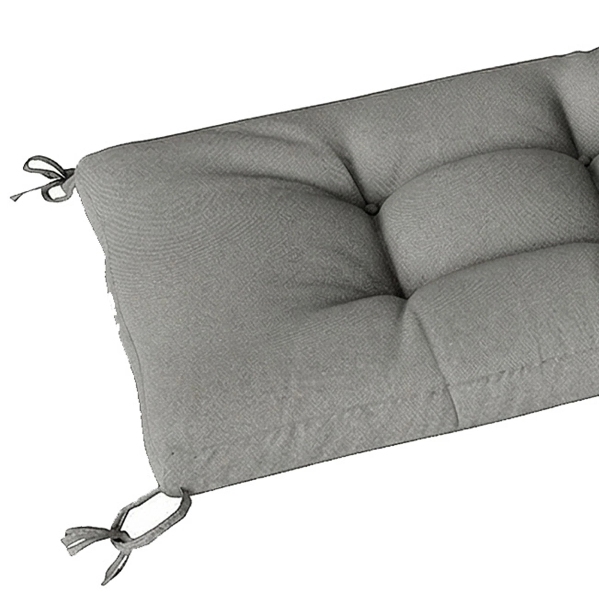 Outsunny Cojín Para Banco Y Tumbona Protección Uv50+ 198x65x13 Cm Gris Claro - Image 5