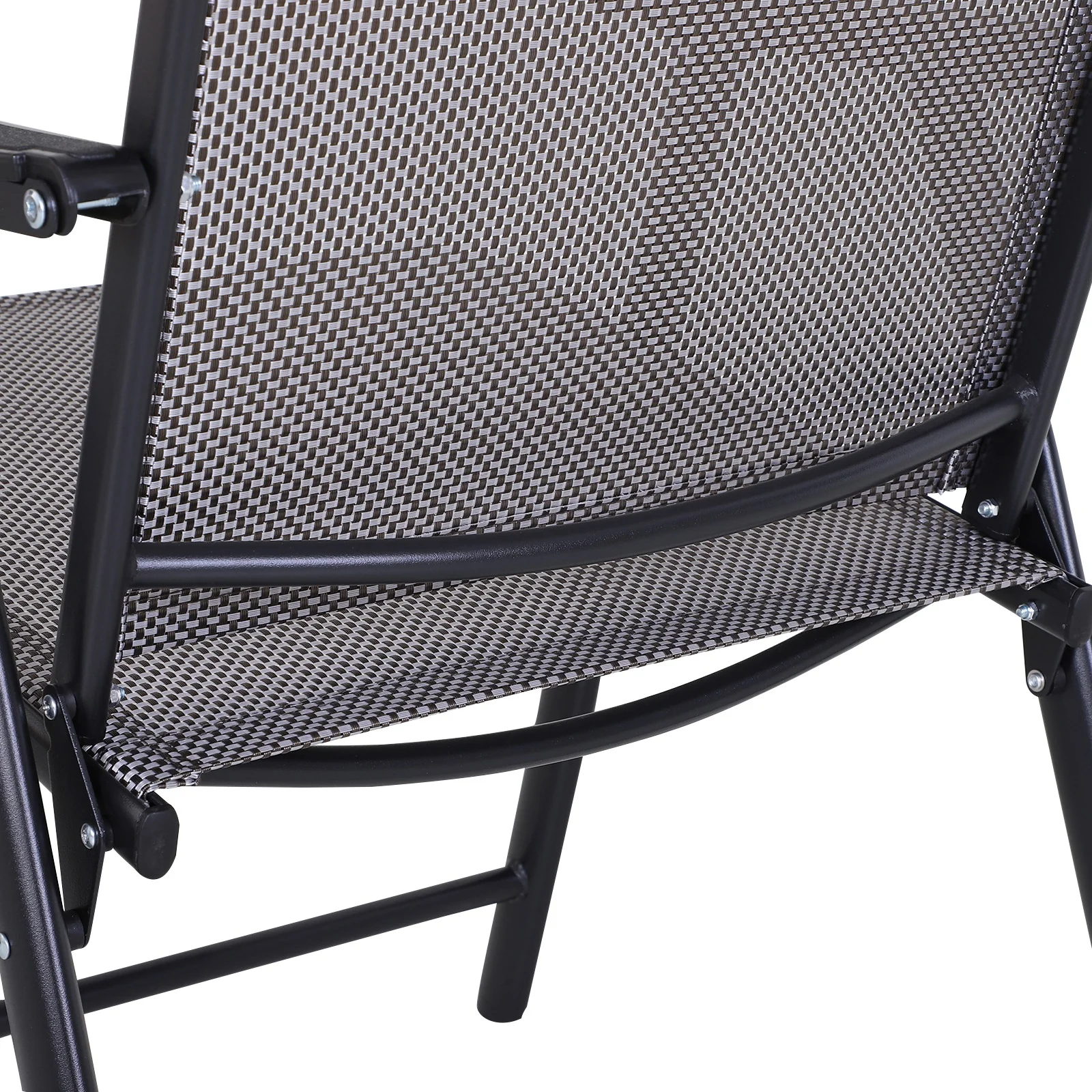 Outsunny Conjunto De 2 Sillas Plegables Con Reposabrazos Para Jardín O Terraza - Image 4