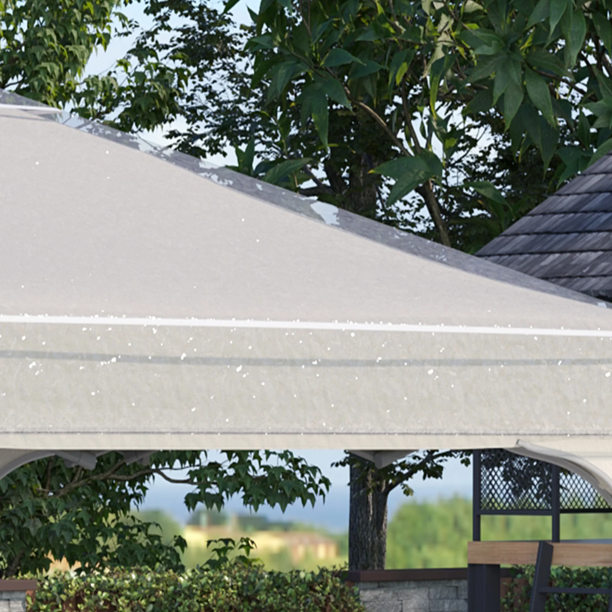Outsunny Cubierta Protectora Para Gazebo 3x3 M Cubierta Impermeable Para Pérgola - Image 6