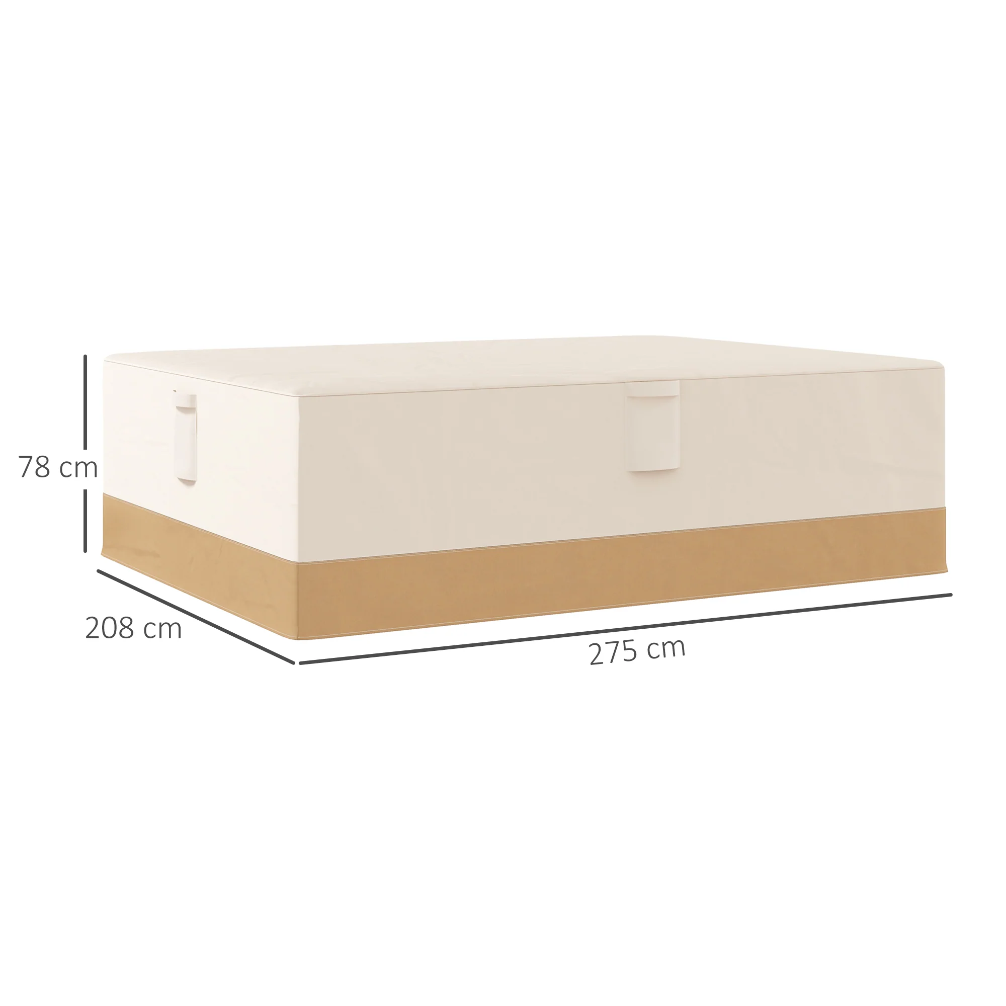 Outsunny Funda Protectora Para Muebles De Jardín Tela Oxford 600d Impermeable - Image 3