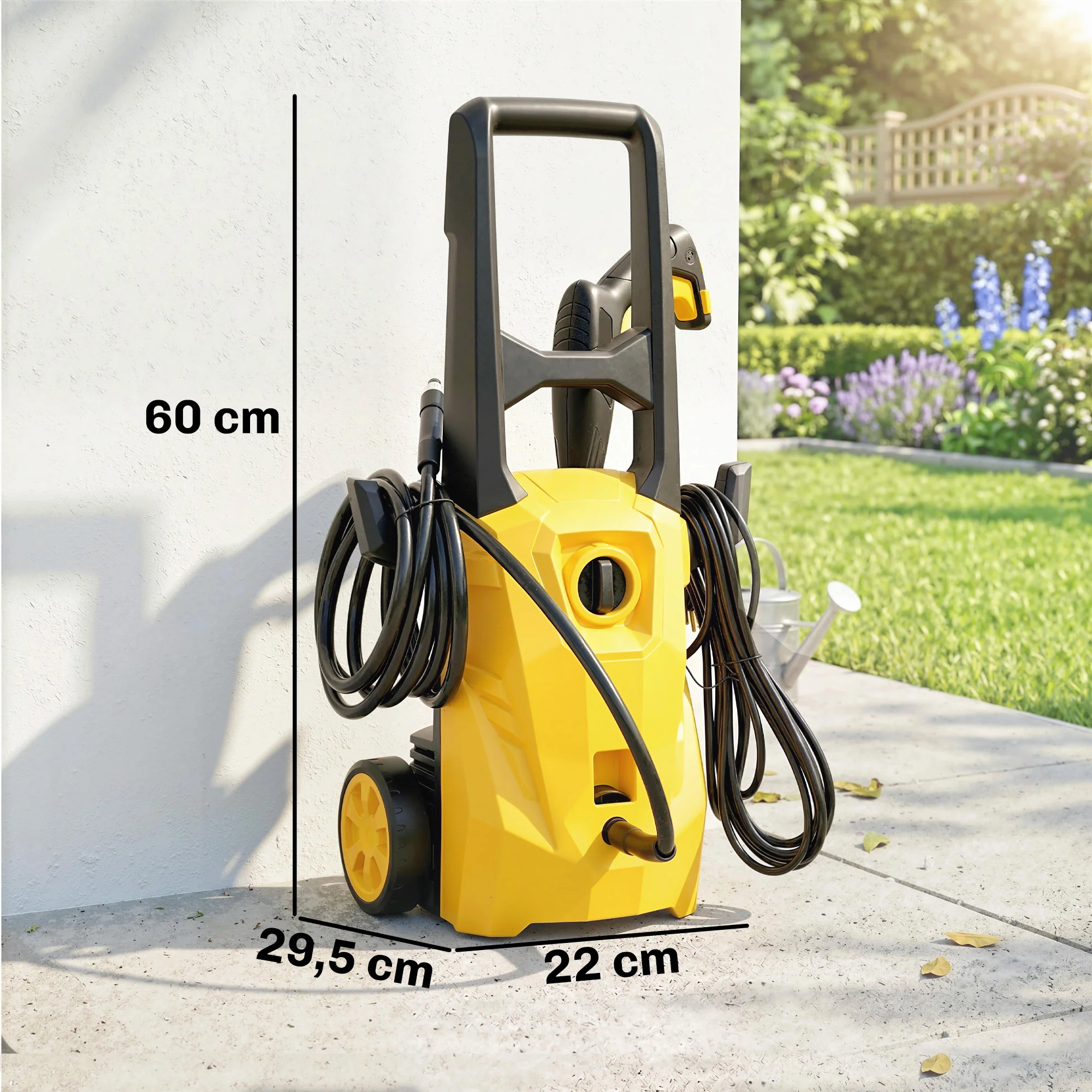 Outsunny Hidrolimpiadora De Alta Presión 1600w Caudal 390 L/h Presión 120 Bar - Image 3