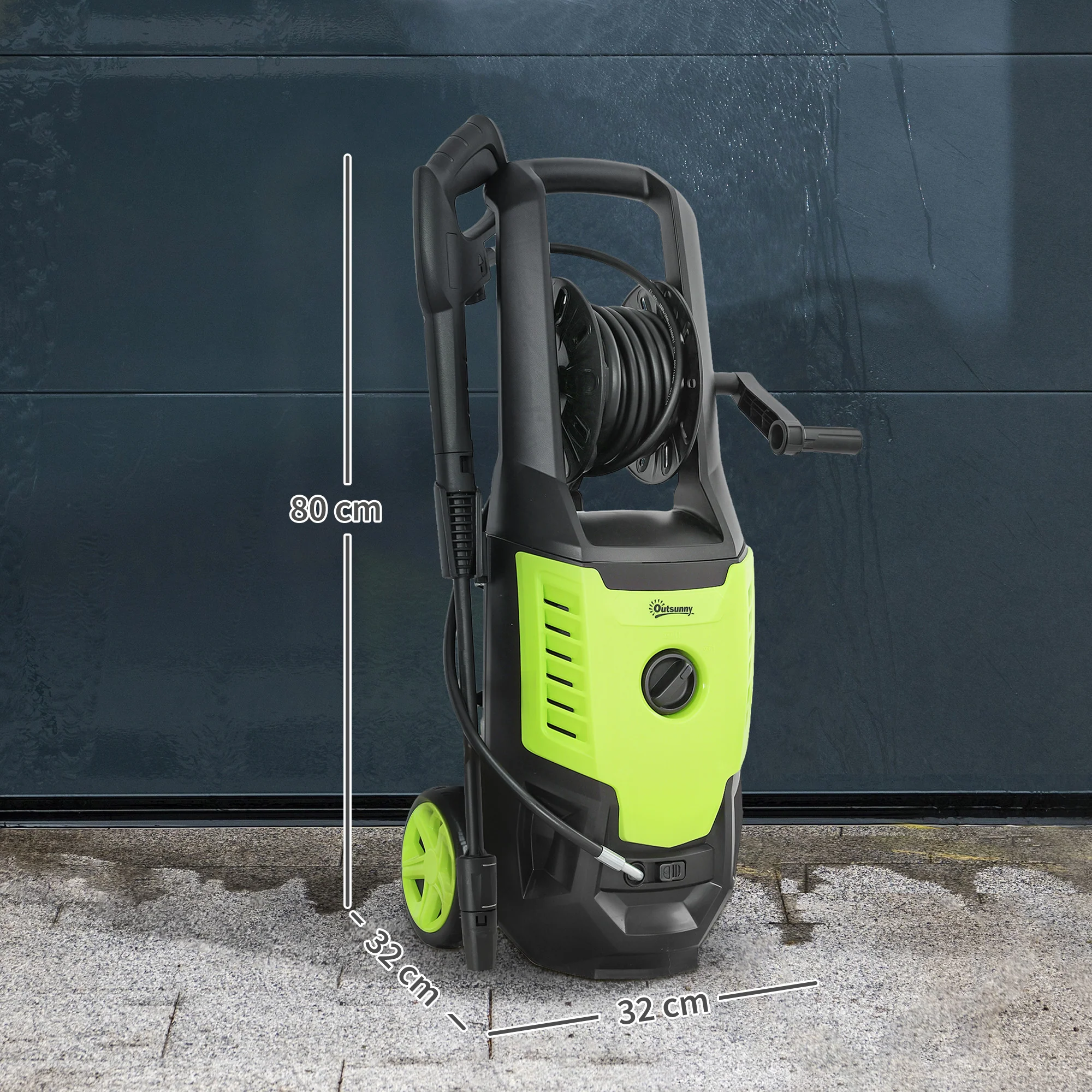 Outsunny Hidrolimpiadora De Alta Presión 2200w Caudal 420 L/h Presión 170 Bar - Image 3