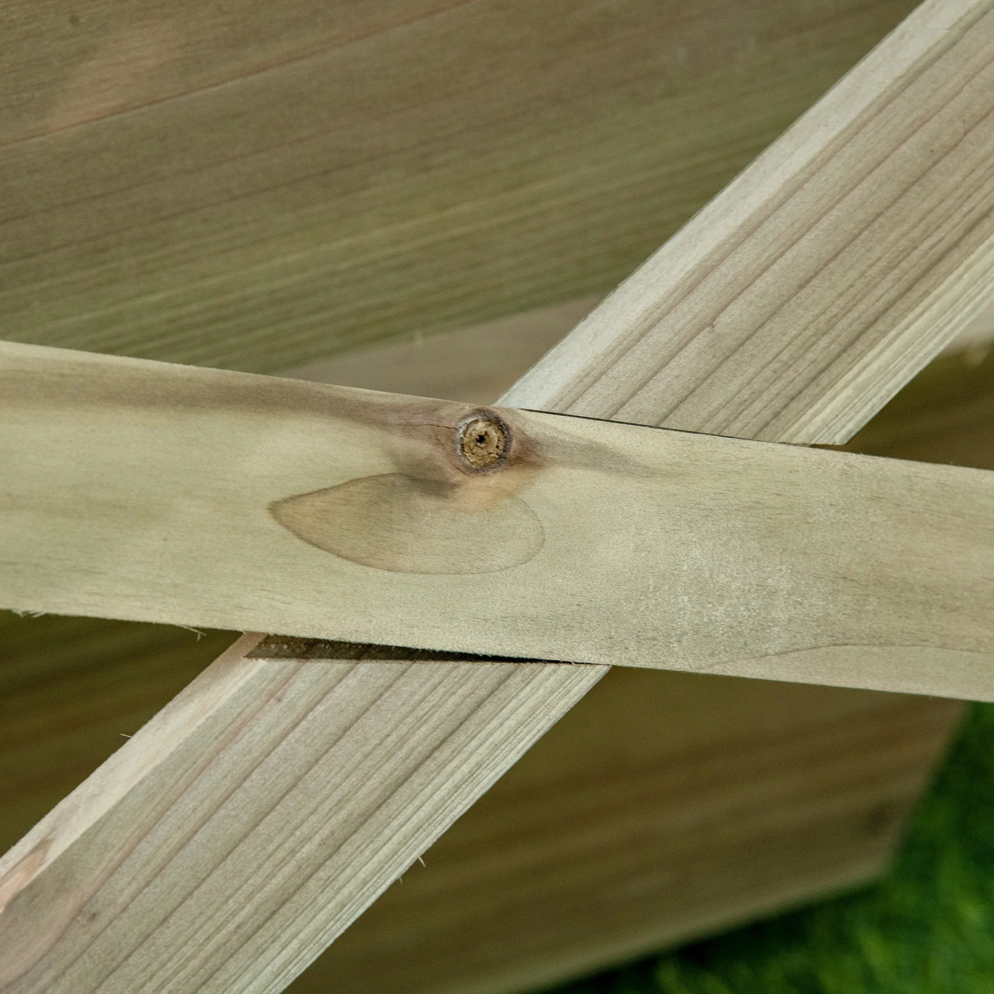 Outsunny Jardinera De Escalera 3 Pisos De Madera Con Tela No Tejida 71x61x77 Cm - Image 4