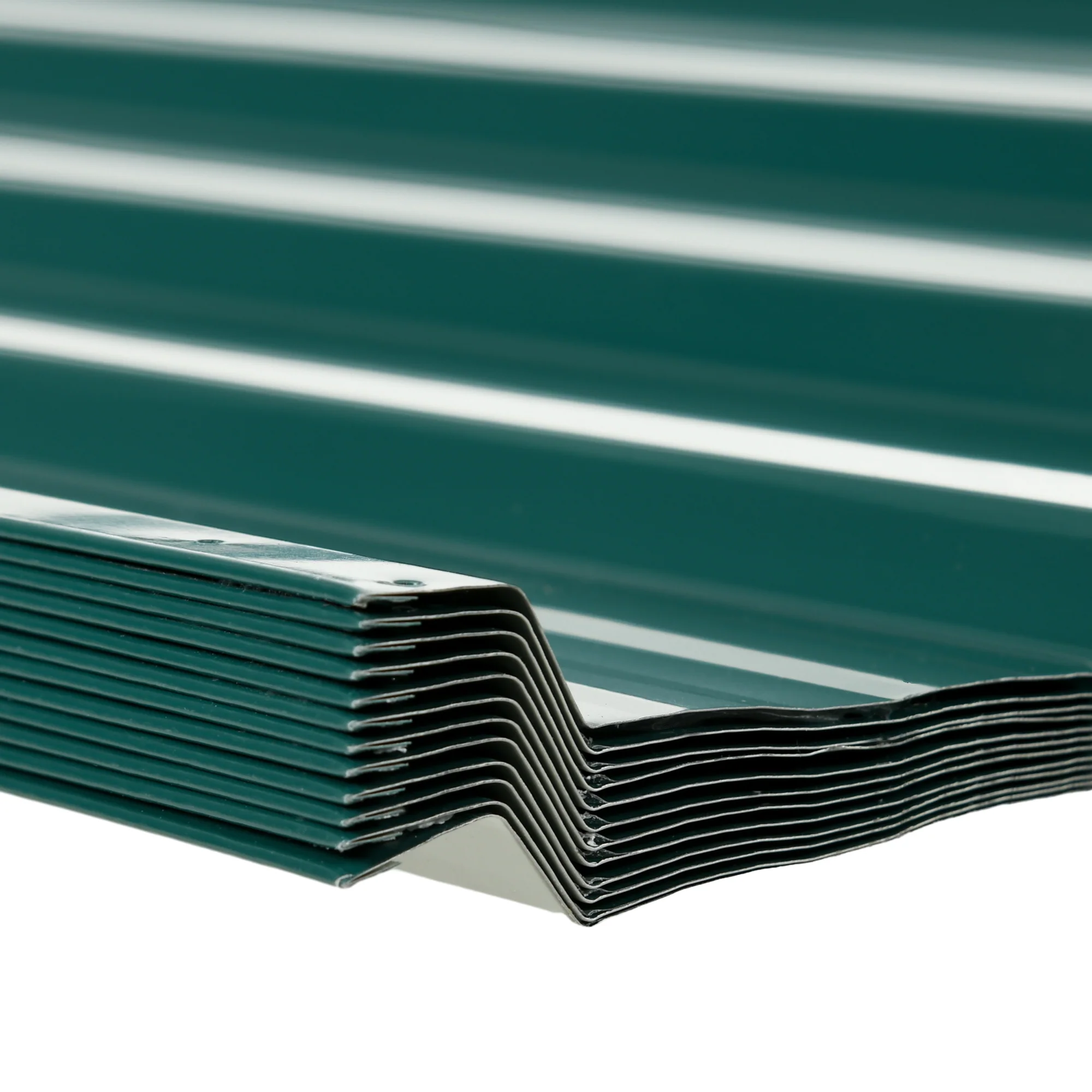 Outsunny Juego De 12 Paneles Para Tejado De Acero Galvanizado 129x45cm Verde - Image 5