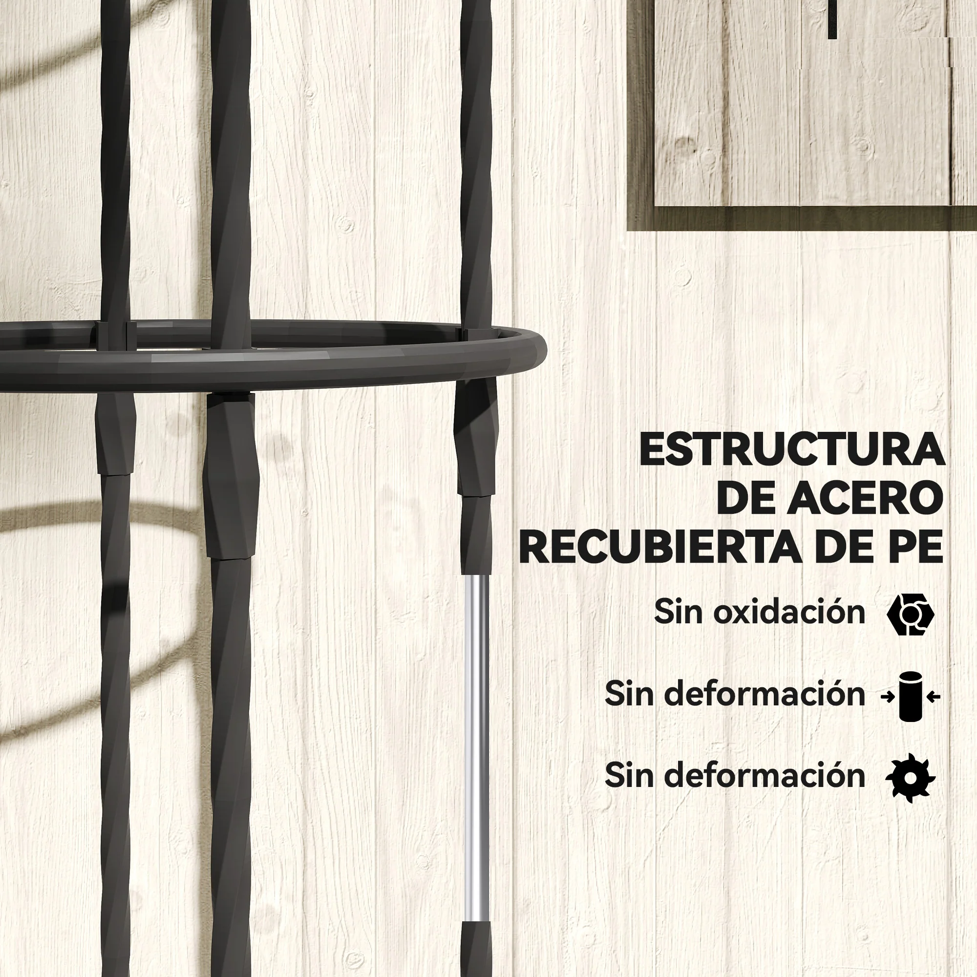 Outsunny Juego De 2 Obeliscos De Jardín De Acero 1,74 M Para Plantas Trepadoras - Image 6