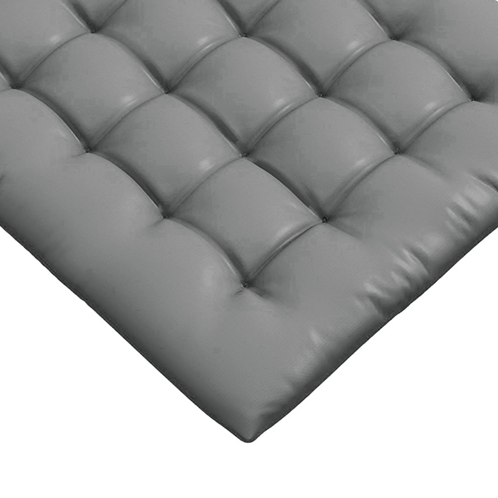 Outsunny Juego De 6 Cojines Para Sillas De Comedor 40x40 Cm Gris Oscuro - Image 4