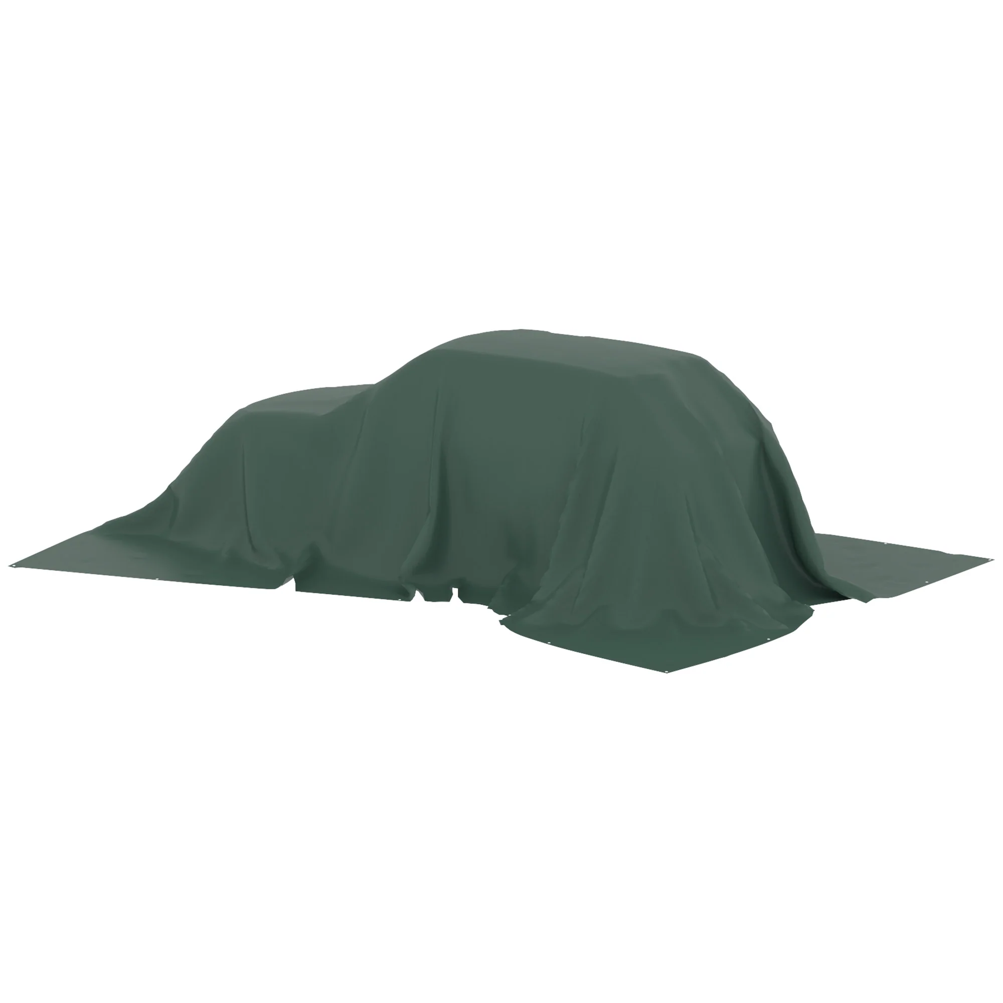 Outsunny Lona Impermeable Exterior 6x8 M Pe Resistente A Rasgaduras 90 G/m² - Image 5