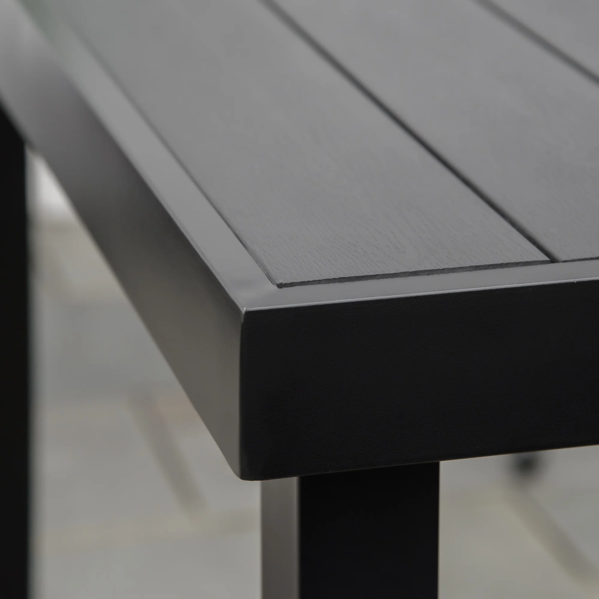 Outsunny Mesa De Jardín De Aluminio Mesa De Comedor Para 6 Personas 140x90x74 Cm - Image 4