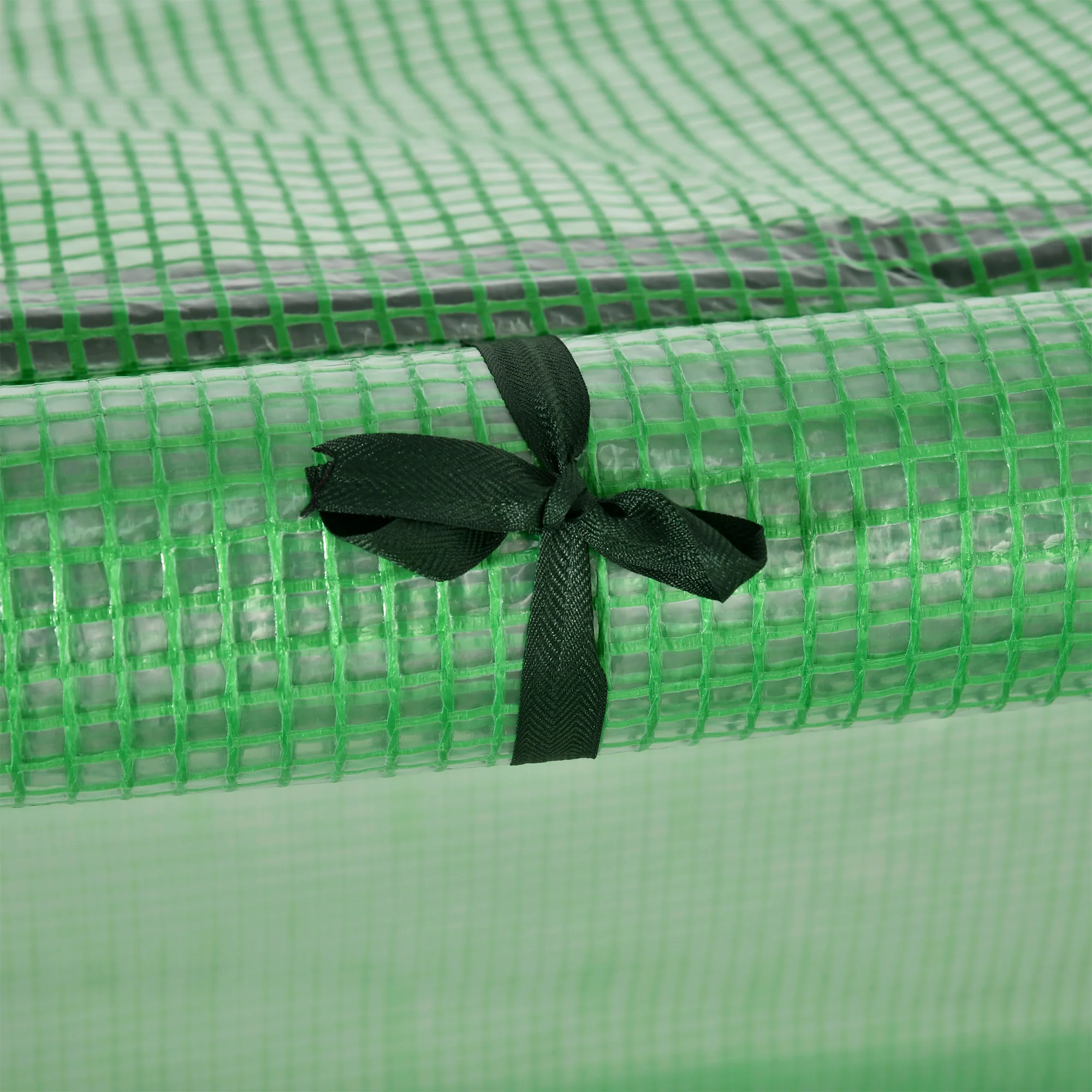 Outsunny Mini Invernadero 295x100x80 Cm Para Jardín Cultivo De Plantas Verde - Image 5