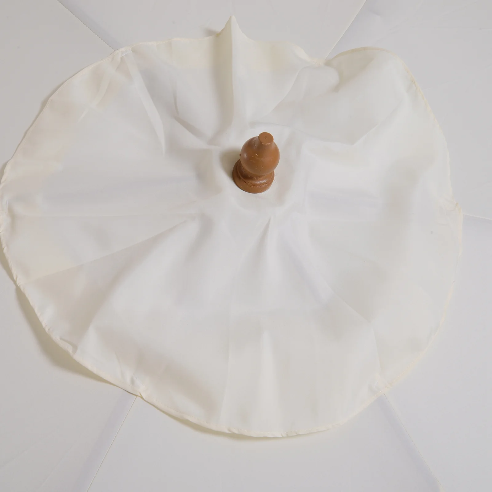 Outsunny Sombrilla De Jardín Ø250x230 Cm Con Poste Desmontable Crema - Image 5