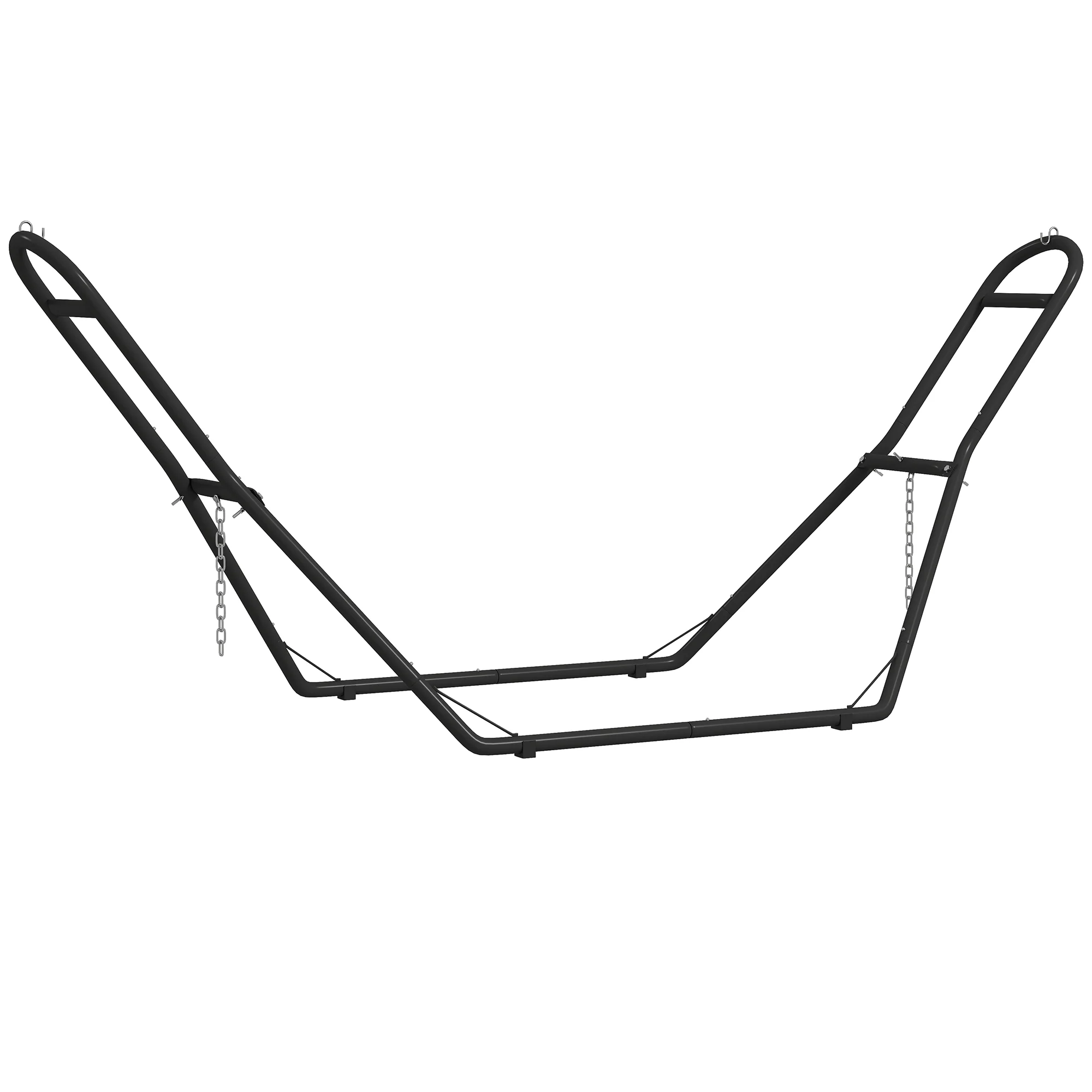 Outsunny Soporte Para Hamaca Para 2-3 Personas Cadena Ajustable Largo 278 Cm
