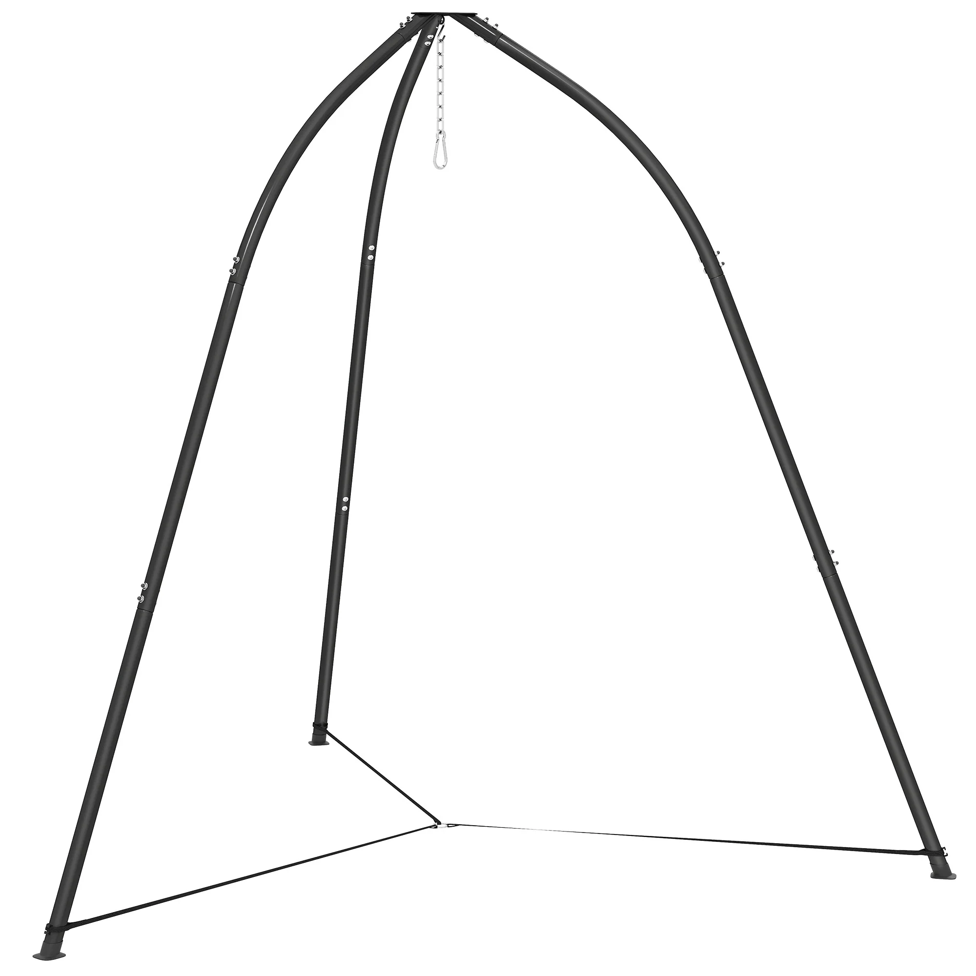 Outsunny Soporte Para Silla Colgante De Metal Con Cadena Ajustable Base Estable