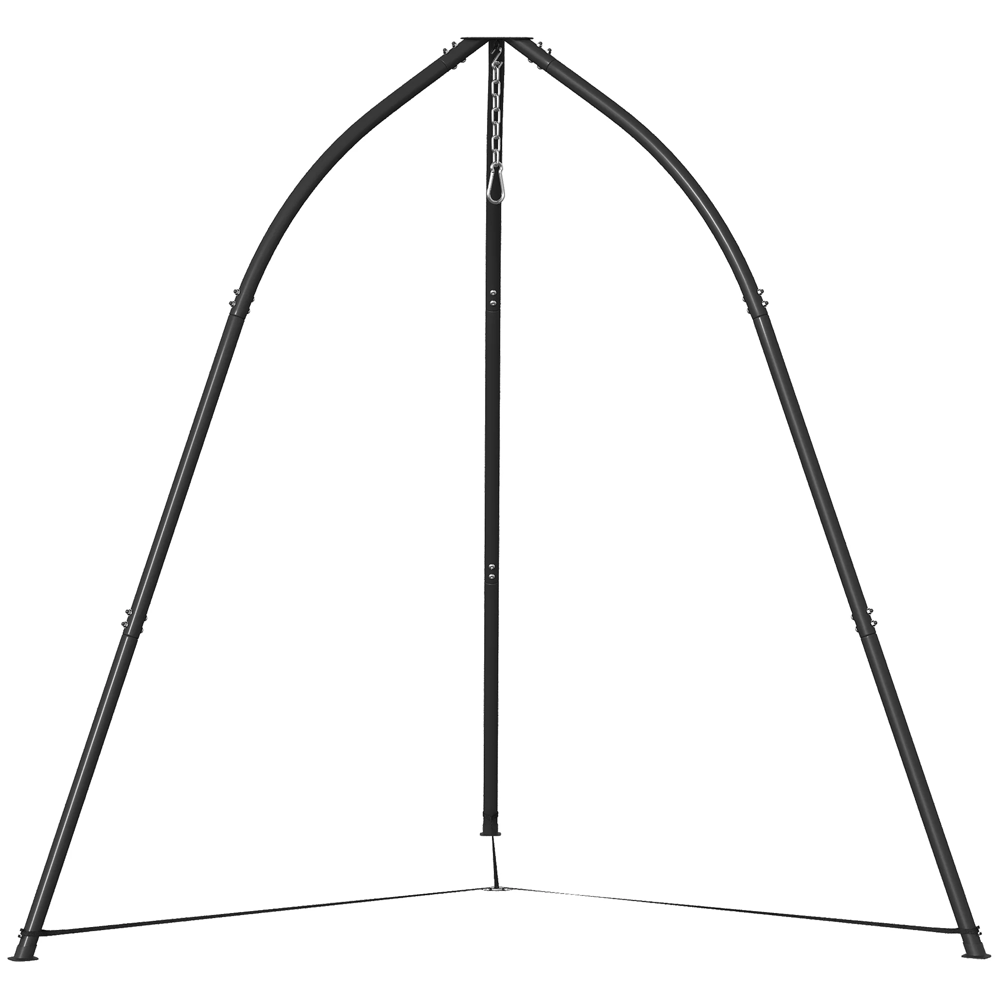 Outsunny Soporte Para Silla Colgante De Metal Con Cadena Ajustable Base Estable - Image 4
