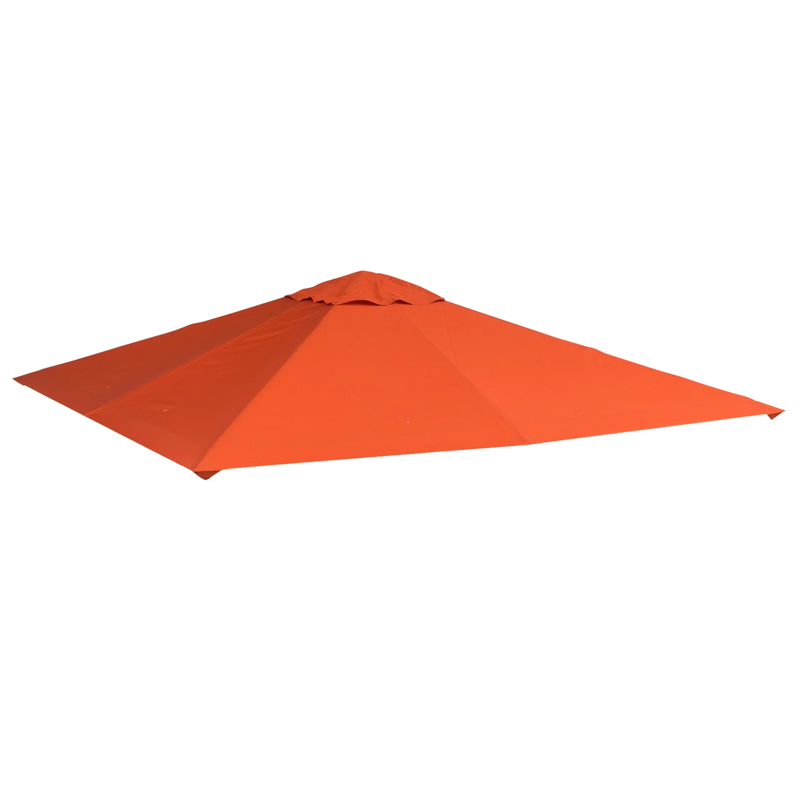 Outsunny Techo De Repuesto 300x300 Cm Cenador De Jardín Con 8 Orificios Naranja