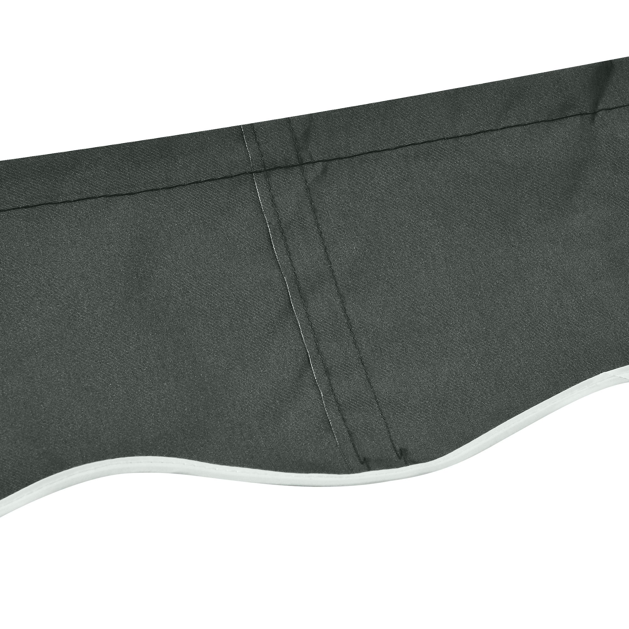 Outsunny Techo De Repuesto Para Toldo 382x240 Cm Protección Uv Gris - Image 5