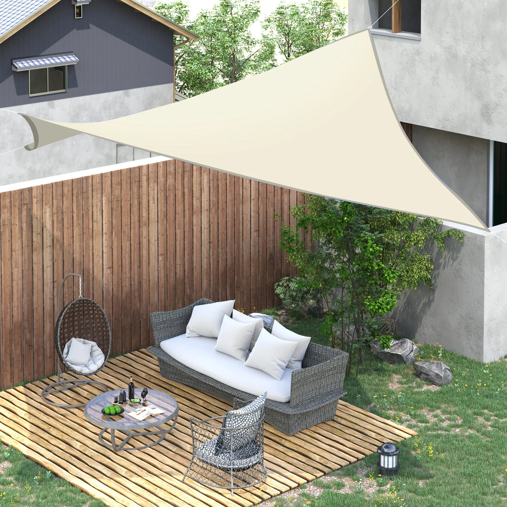 Outsunny Toldo De Vela Rectangular Para Jardín Y Exterior - Image 2