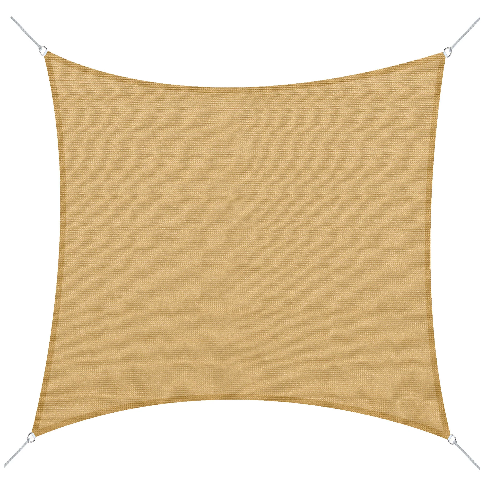Outsunny Toldo De Vela Sombrilla Parasol Rectángulo Tejido De Poliester 185 G/m²