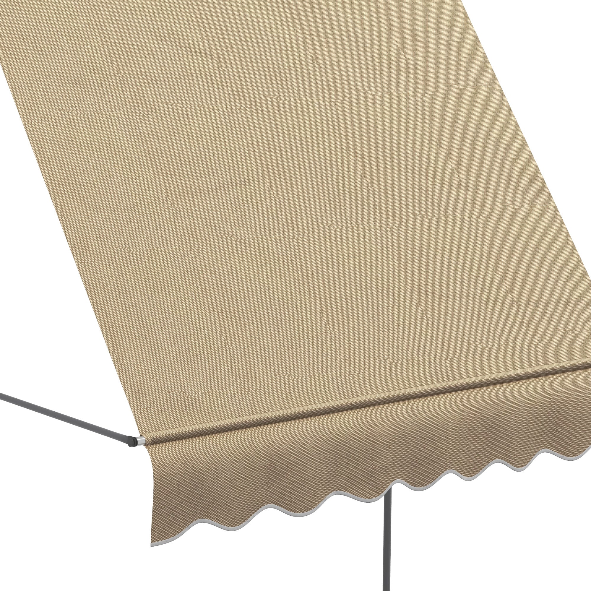 Outsunny Toldo Manual Retráctil 2x1,2 M Altura Ajustable Con Manivela 210-300 Cm - Image 5
