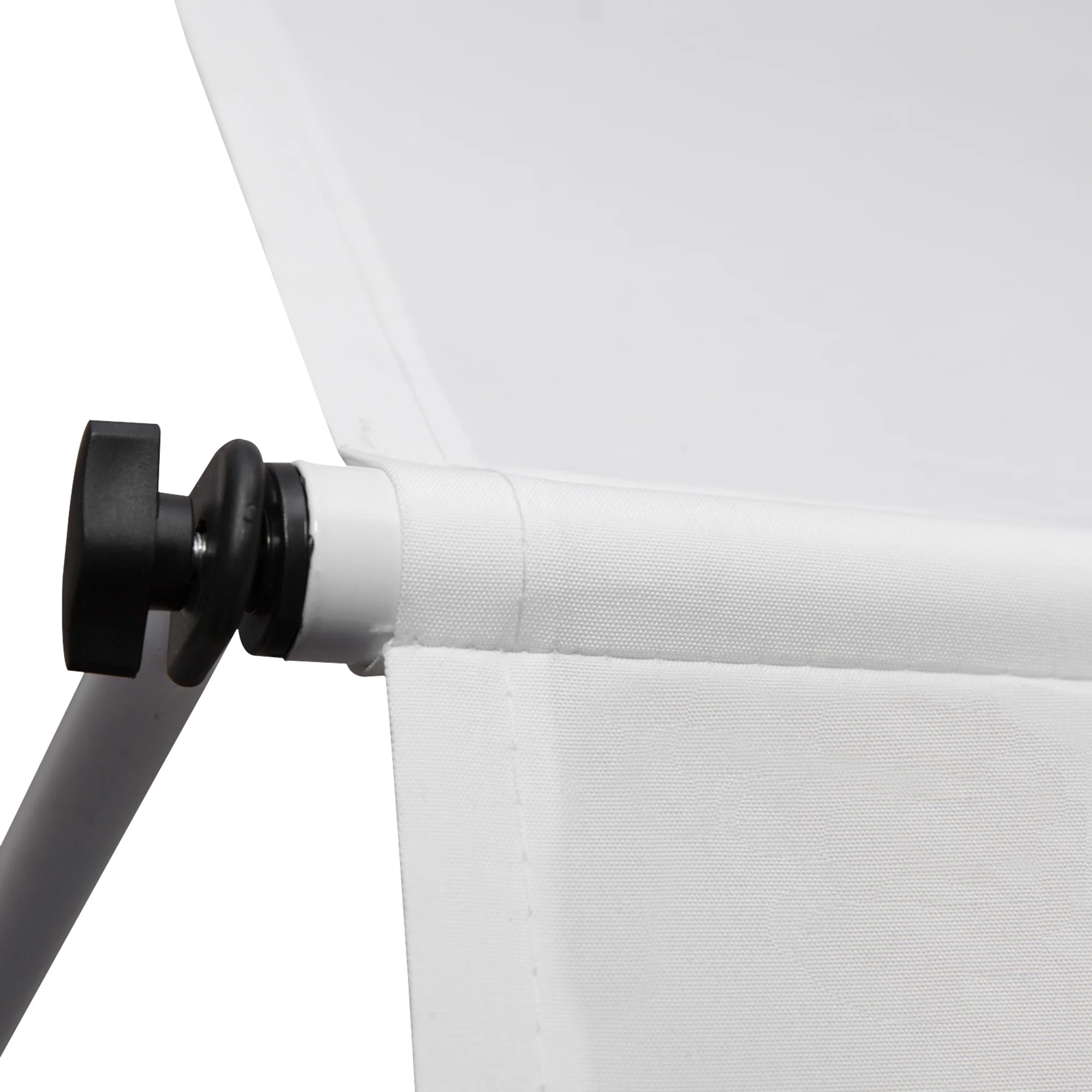Outsunny Toldo Manual Retráctil 300x150x170-280 Cm Con Altura Ajustable Blanco - Image 5