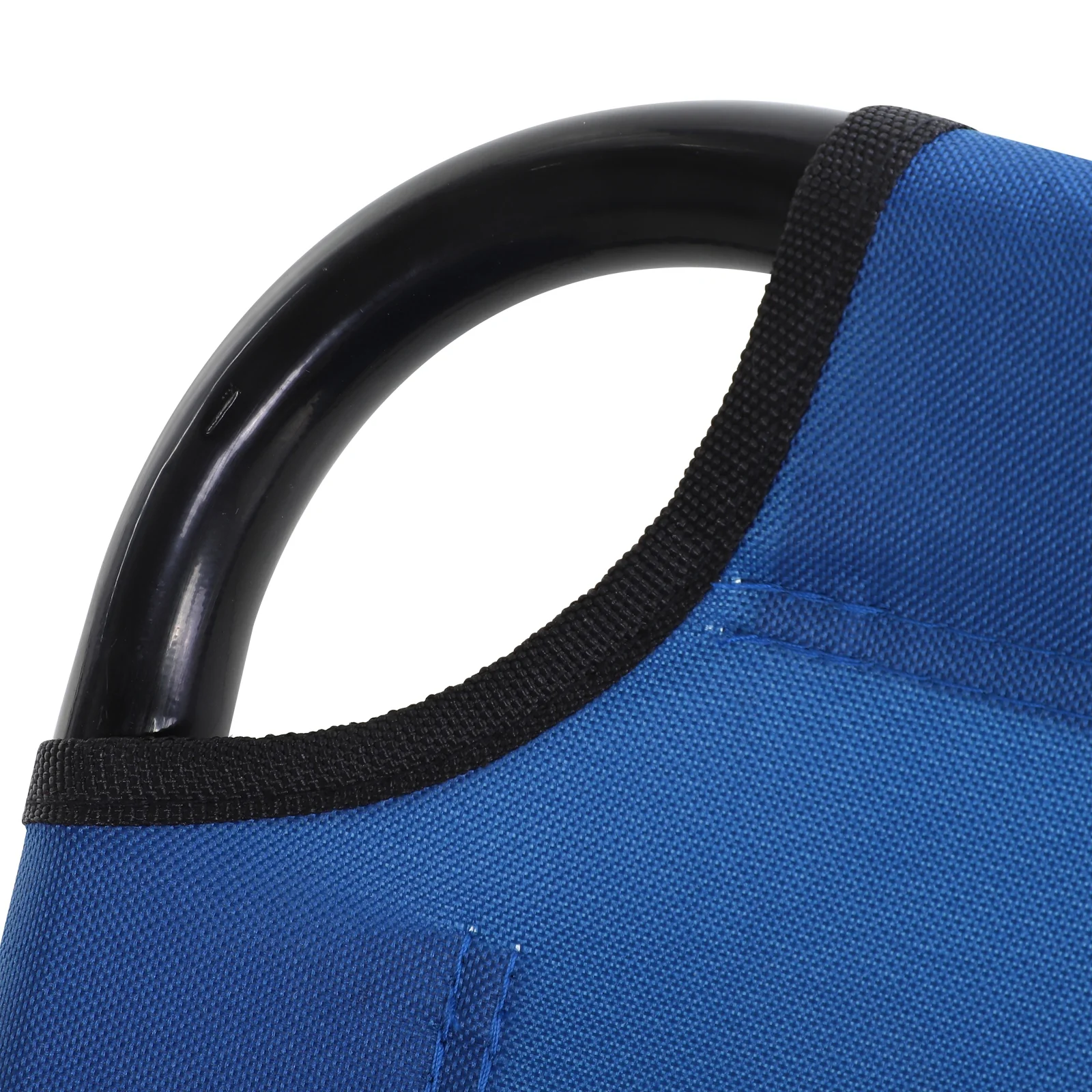 Outsunny Tumbona Plegable Reclinable Ajustable De 5 Posiciones 188x56x28cm Azul - Image 4