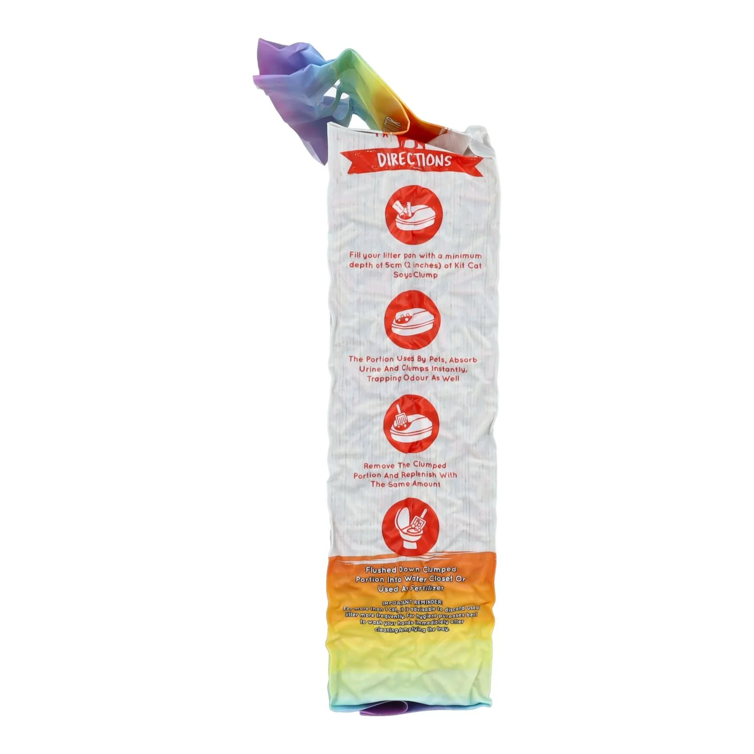 Pack 12x Kit Cat Arena Eco SoyaClump - Confetti 7 L Arena para gatos - Image 4