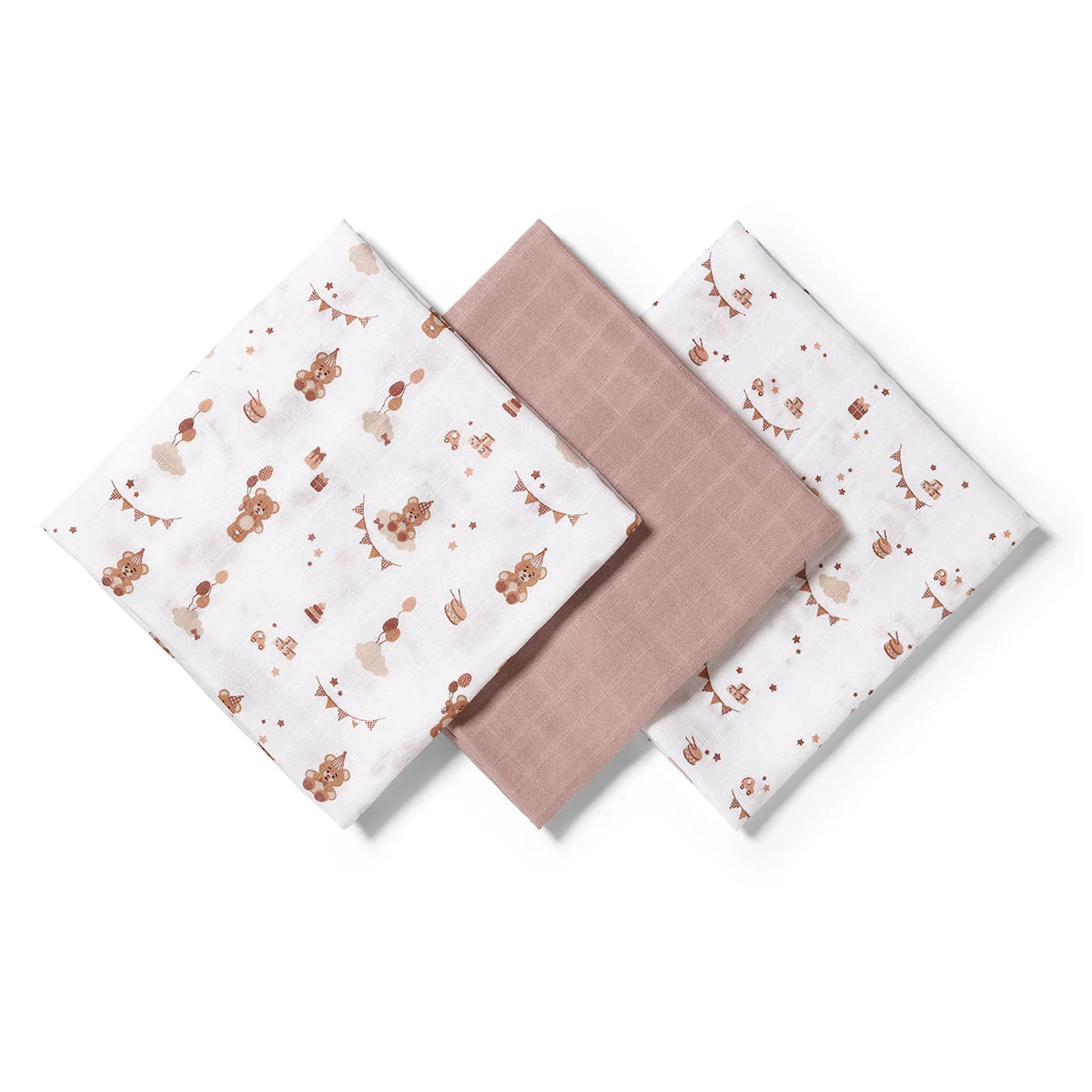 Pack 3 Muselinas Bambú Organico 70x70 Cm Canela - Image 6