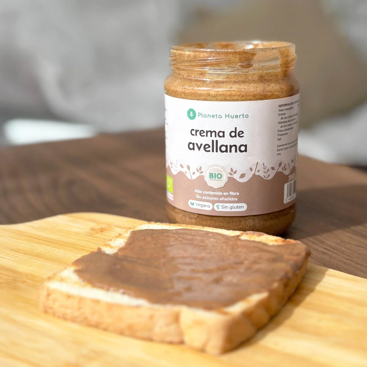 Pack 9x Crema de Avellanas ECO Planeta Huerto 350g - Image 4