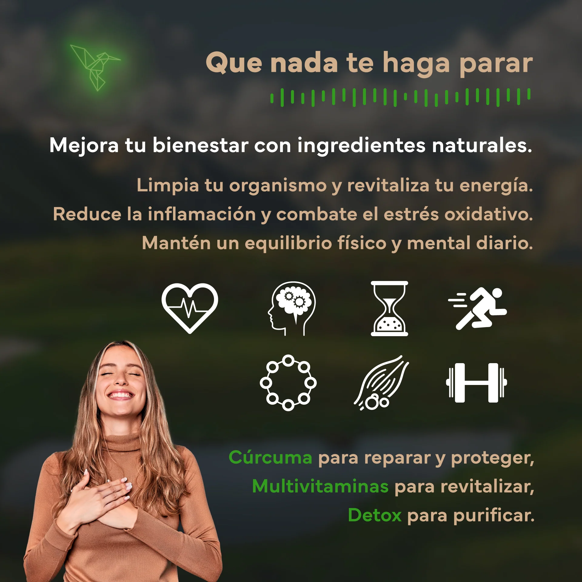 Pack Detox: Detox, Cúrcuma Y Multivitaminas. Sevens Nutrition. Limpieza Hepática Y Energía - Image 5