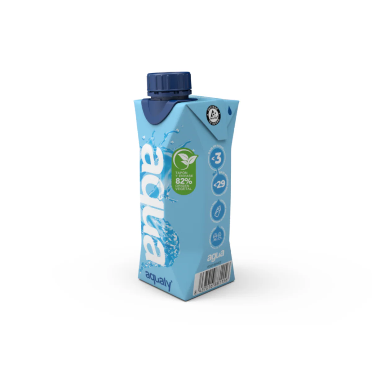 Pack x6 Agua en Cartón Aqualy 330 ml. - Image 3