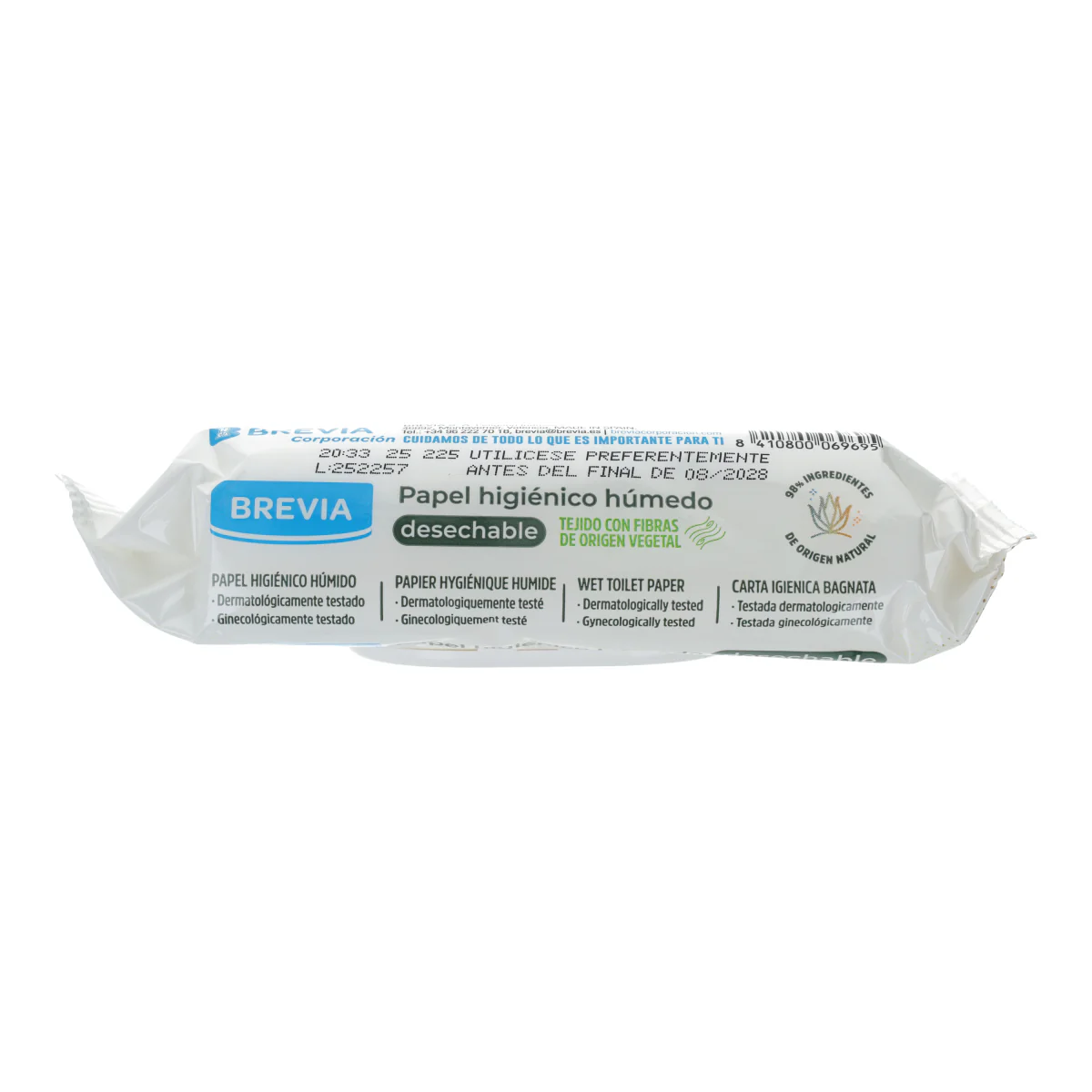 Papel Higiénico Húmedo Familiar Brevia 60 uds - Image 3
