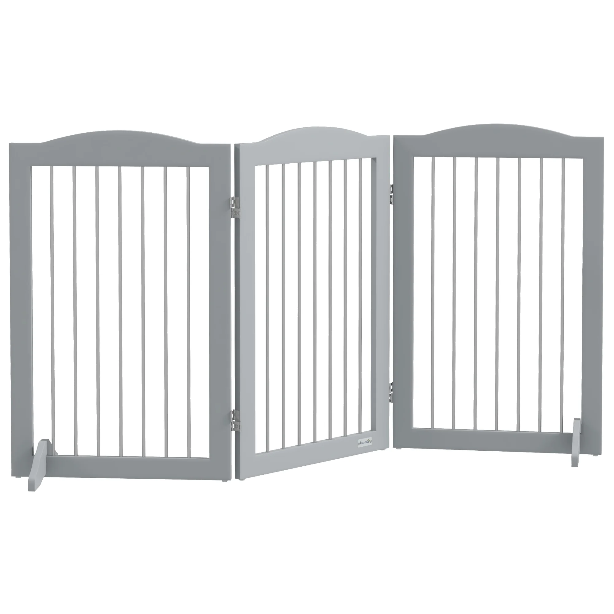 Pawhut Barrera De Seguridad Para Perros Plegable 154x30x80 Cm Con Soporte De Pie