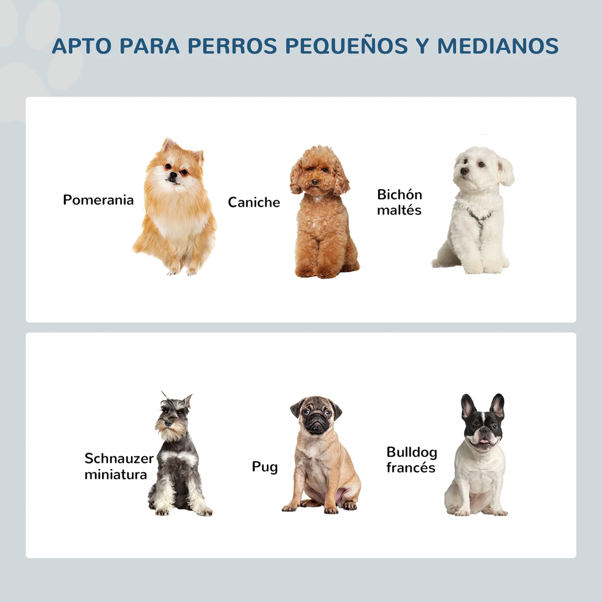 Pawhut Comedero Elevado Para Perros Con 2 Cuencos Extraíbles Y Soporte Acero - Image 6