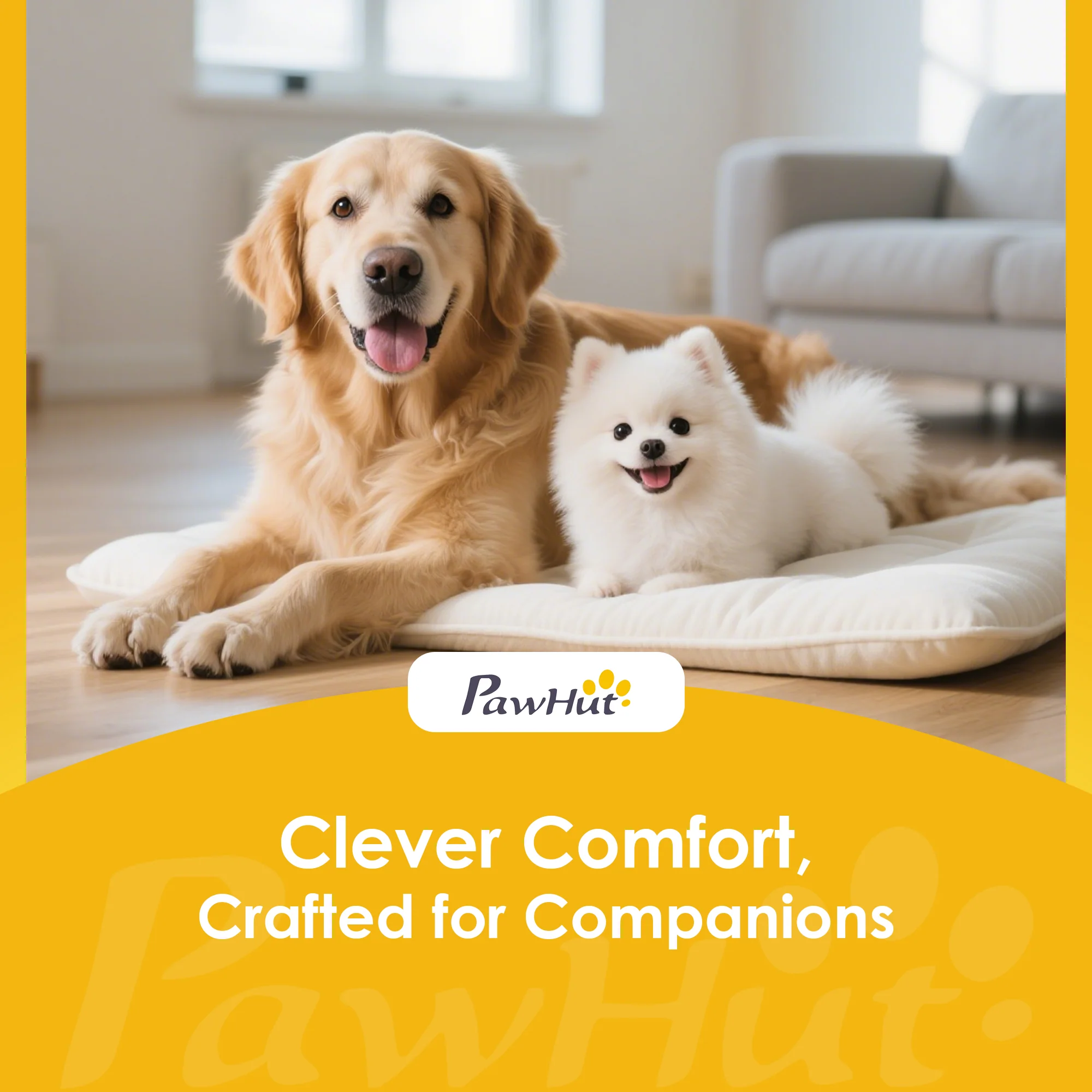 Pawhut Comedero Elevado Para Perros Grandes Con 2 Tazones 60x30x36 Cm Blanco - Image 5