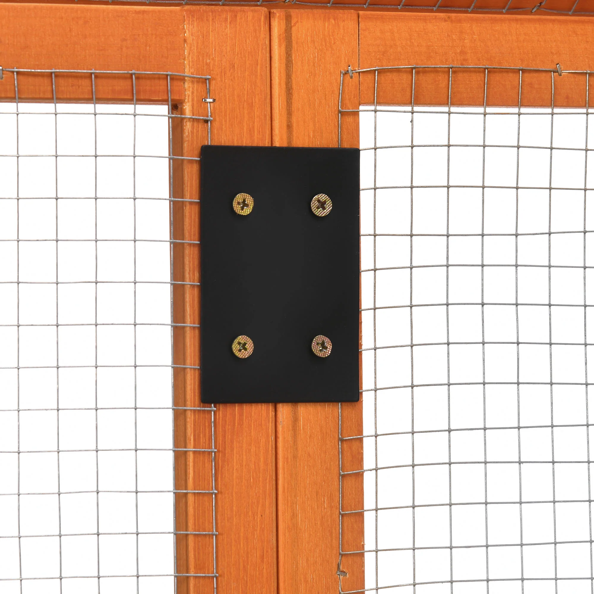 Pawhut Gallinero Para Exterior 140x88,5x106 Cm Para 1-3 Gallinas Madera Natural - Image 5
