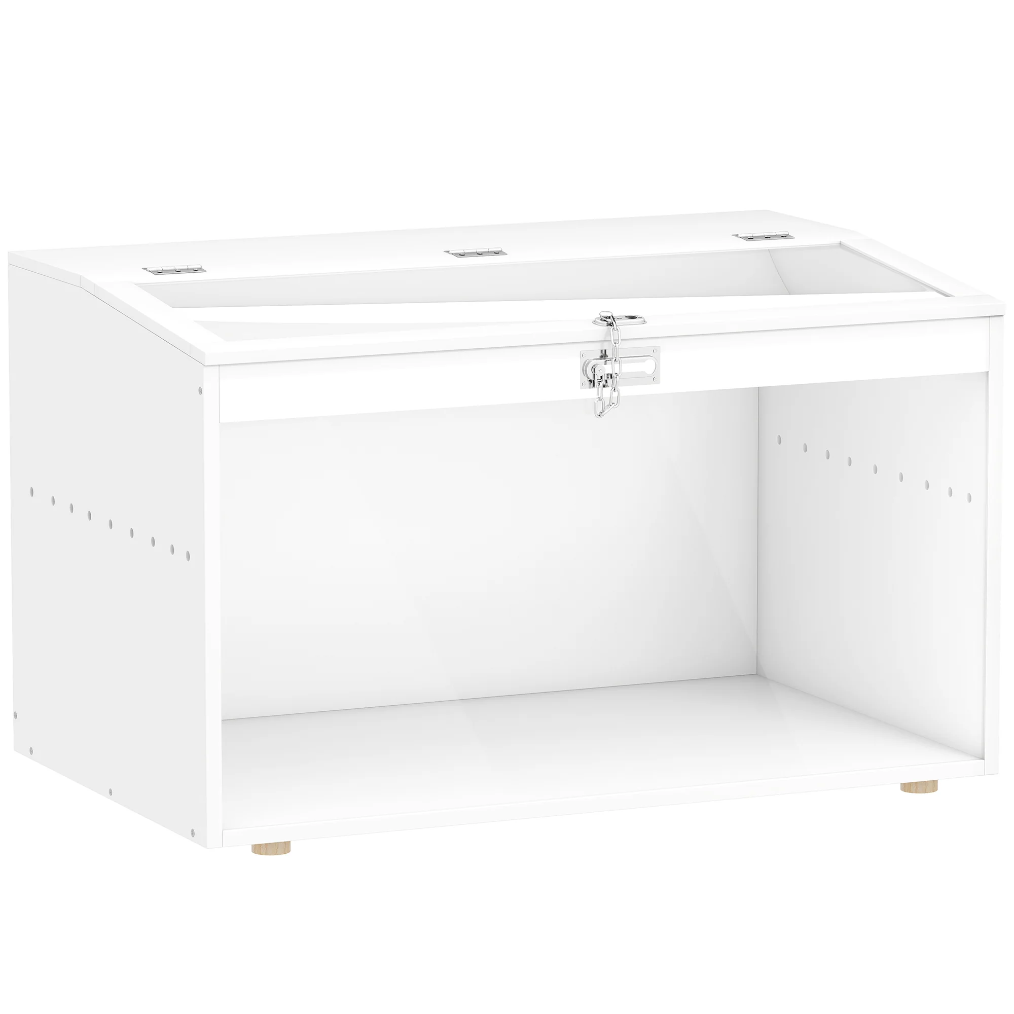 Pawhut Jaula Para Hámster Con Tapa Abatible Y Ventana De Acrílico Transparente