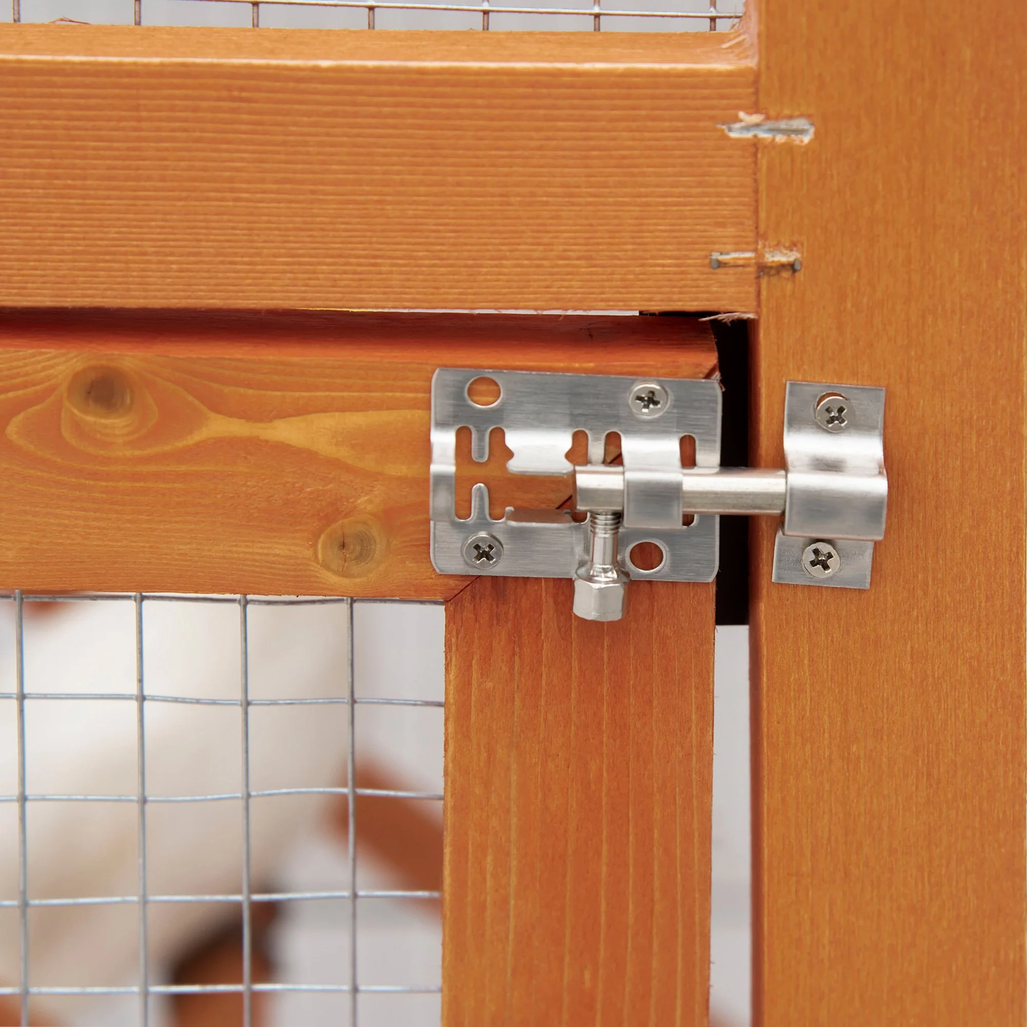 Pawhut Jaula Para Pájaros De Madera Con Bandeja Extraíble Techo Asfáltico - Image 4