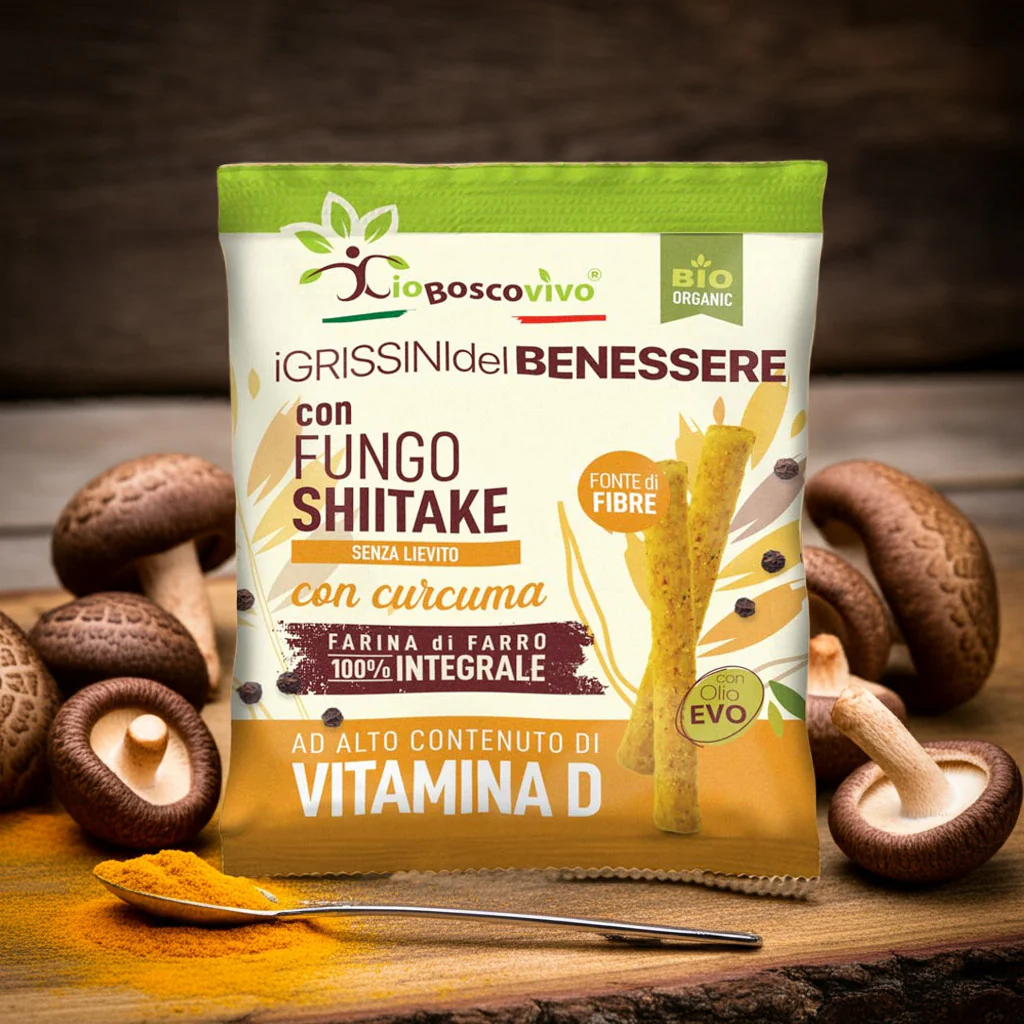 Picos Con Cúrcuma Y Shiitake Bio 50g - Image 2