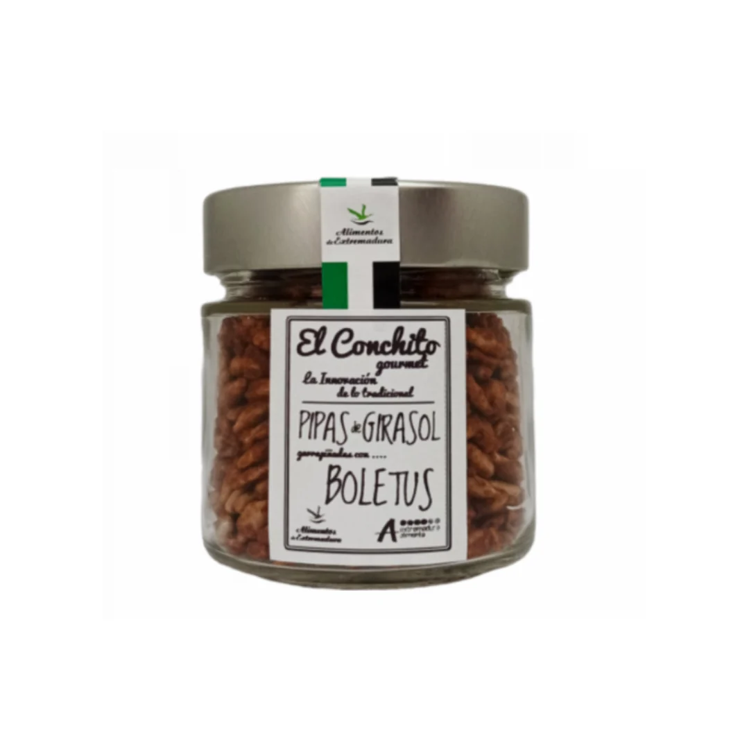 Pipas Garrapiñadas Con Boletus Tarro De Cristal 100 G