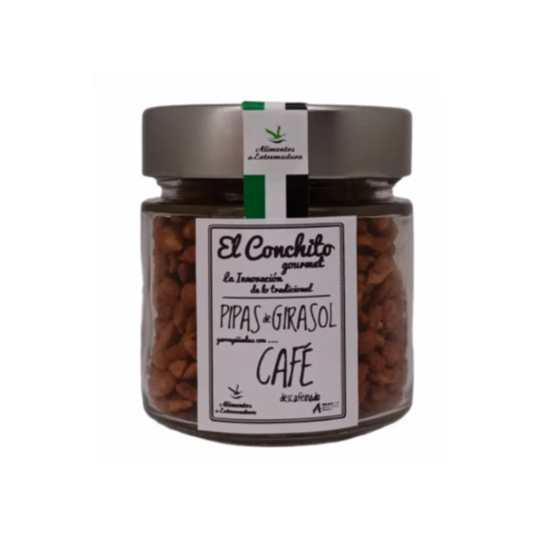 Pipas Garrapiñadas Con Café Descafeinado Tarro De Cristal 100 G