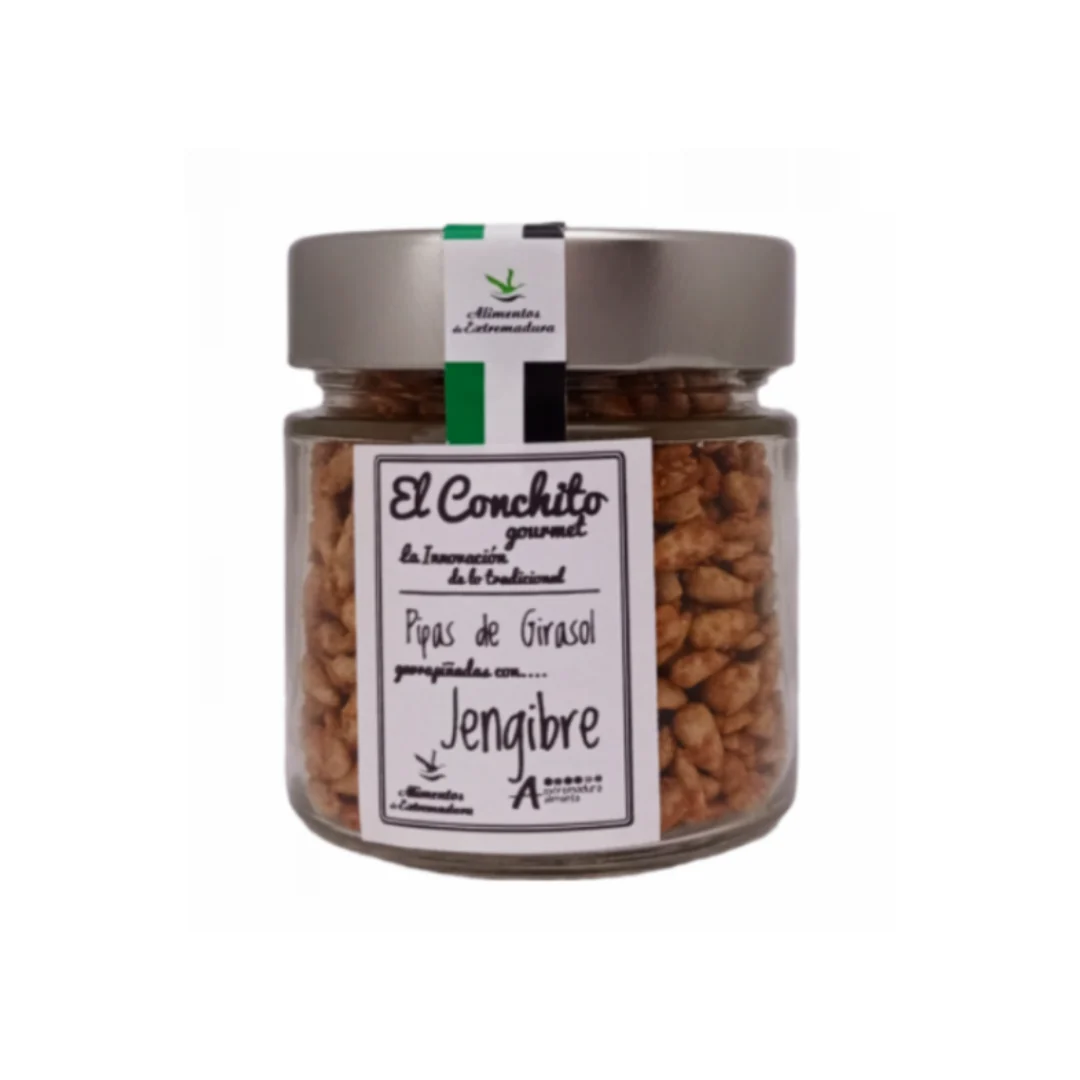 Pipas Garrapiñadas Con Jengibre Tarro De Cristal 100 G