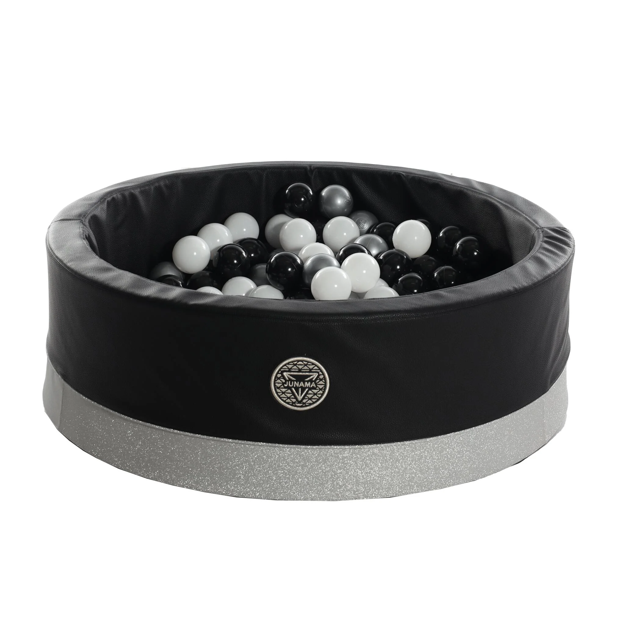Piscina De Bolas Glitter Con 200 Pelotas Rosa