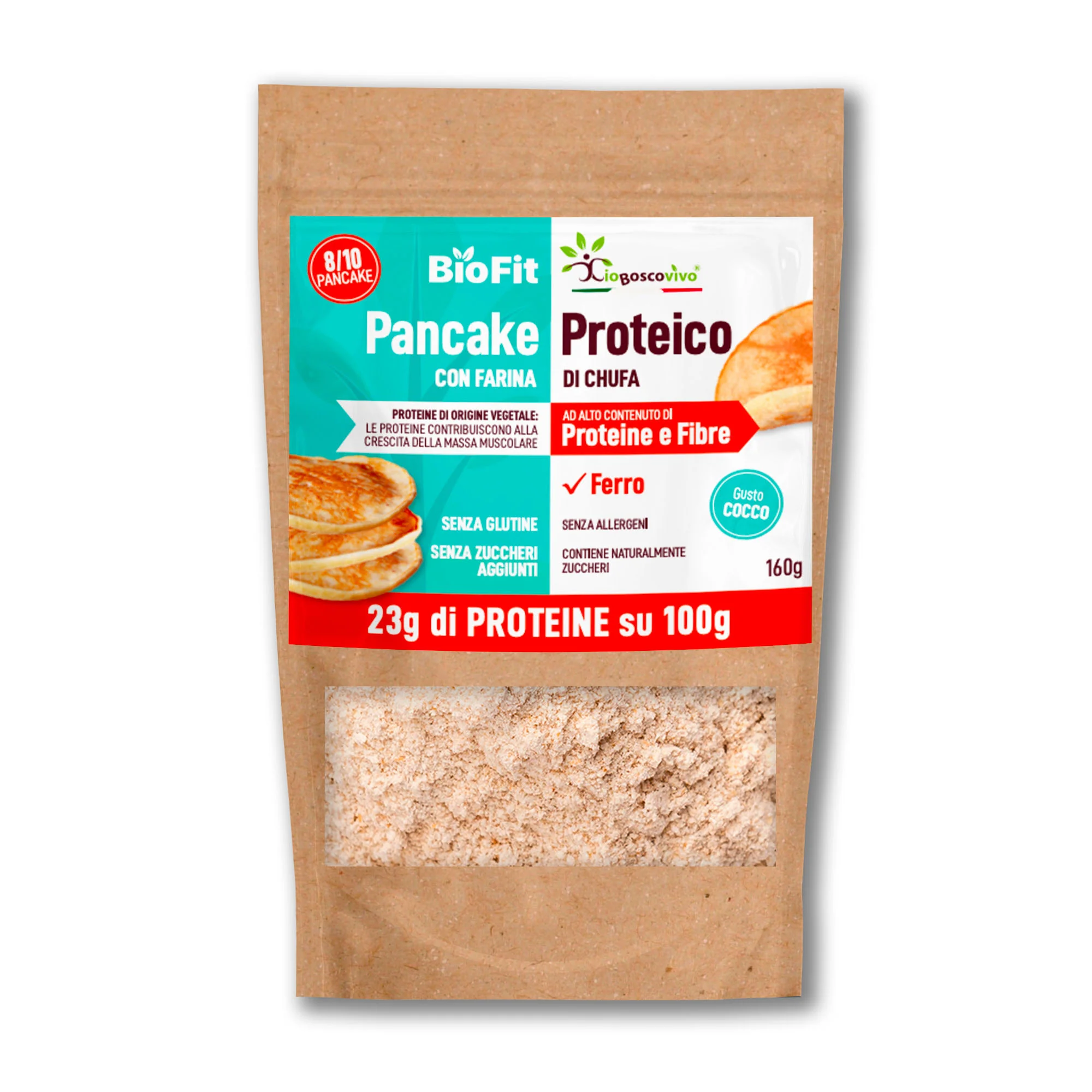 Preparado Ecológico Para Tortitas Proteicas De Coco Y Harina De Chufa